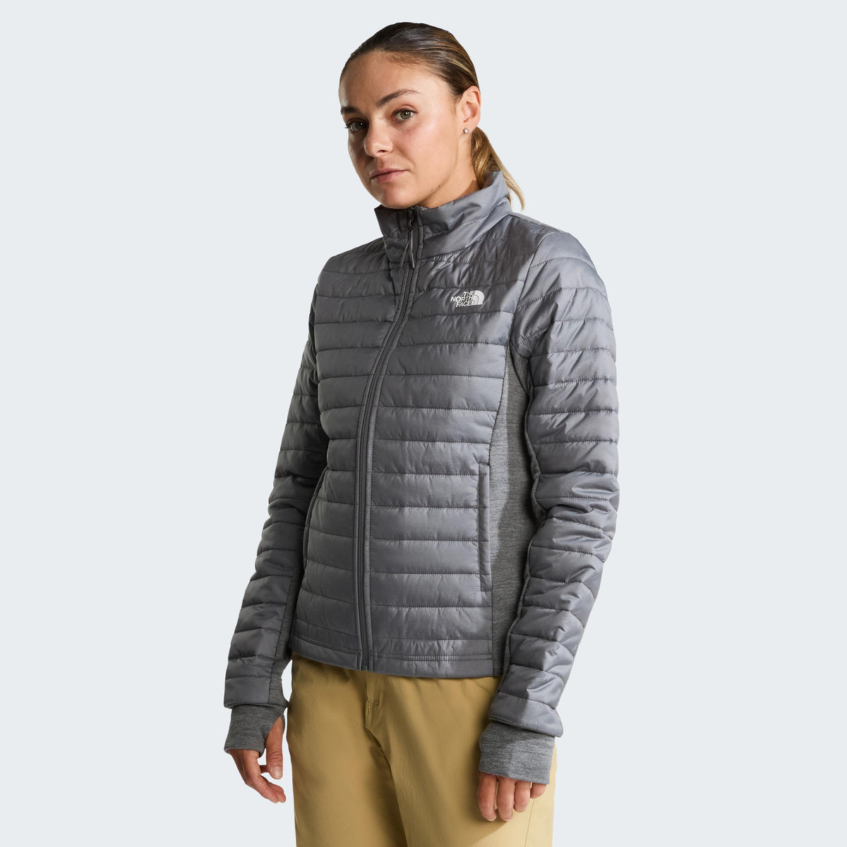The North Face Canyonlands Hybrid Kurtka do biegania Kobiety - szary