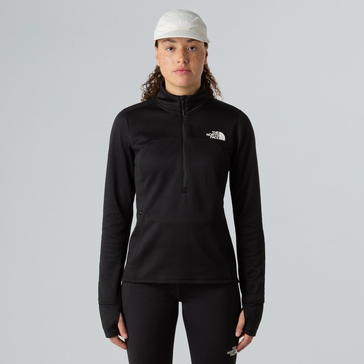 The North Face Winter Warm Pro 1/4 Zip Koszulka do biegania Kobiety - czarny