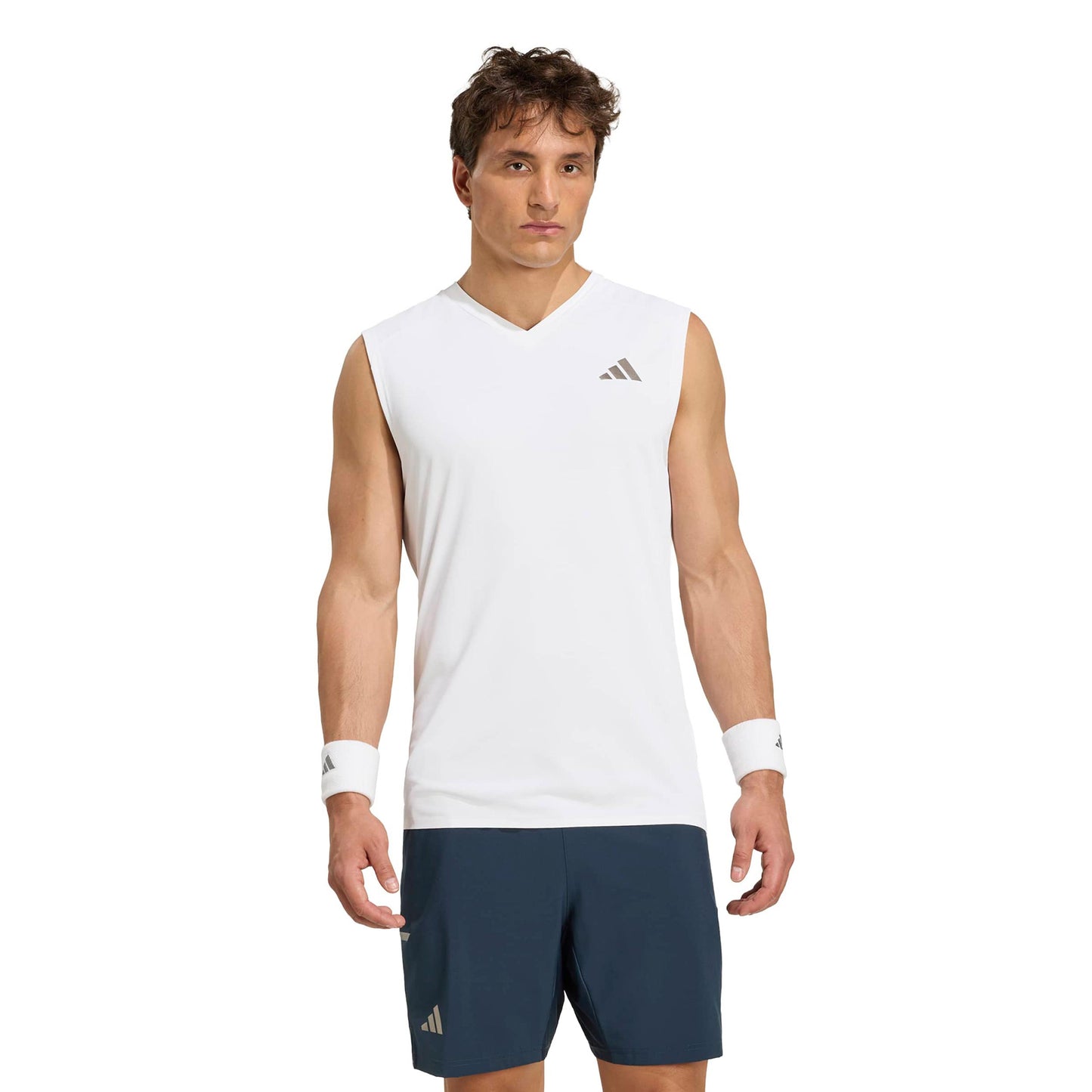 adidas Climacool Tank top Mężczyźni - biały, srebrny