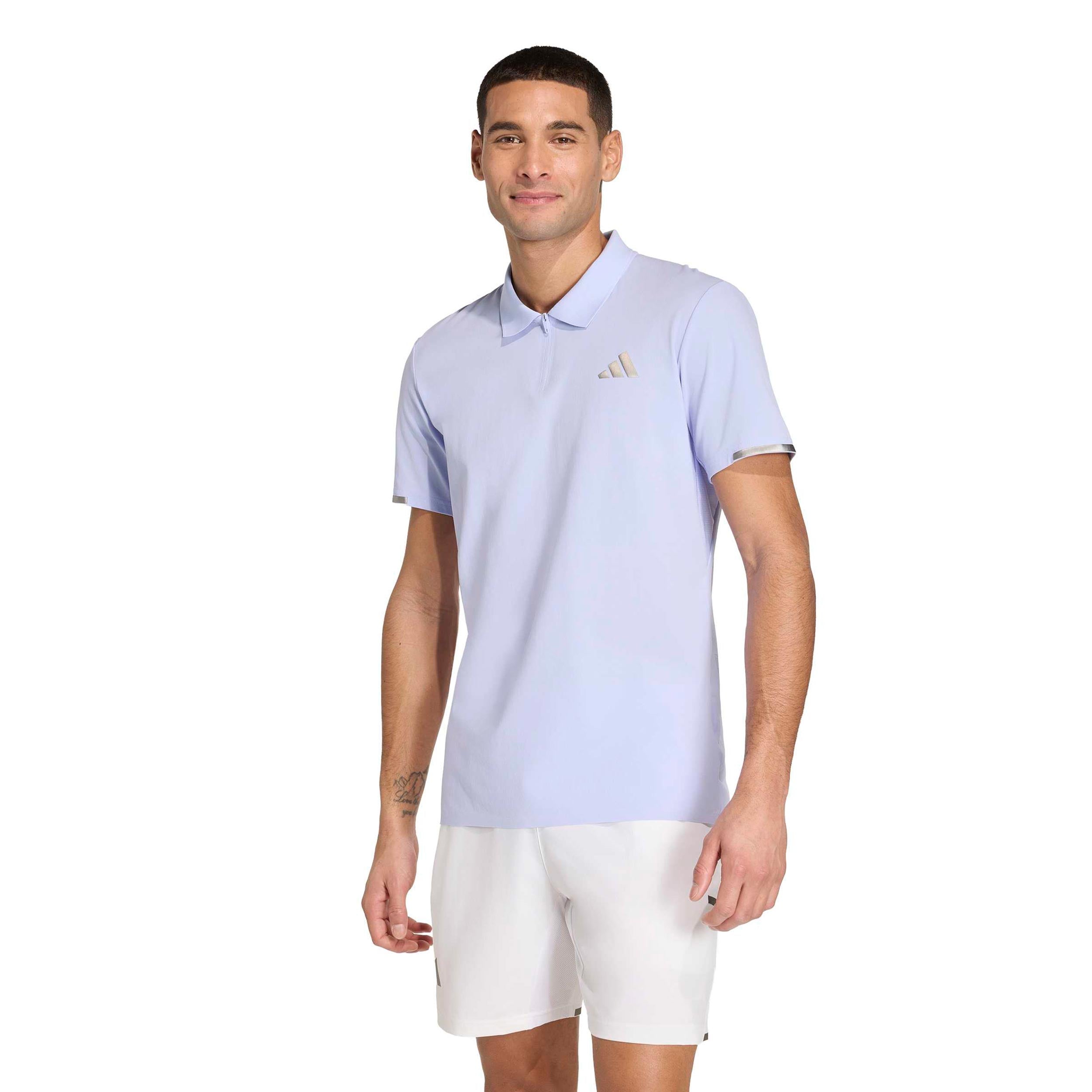 adidas Freelift Pro Polo Mężczyźni - liliowy, srebrny