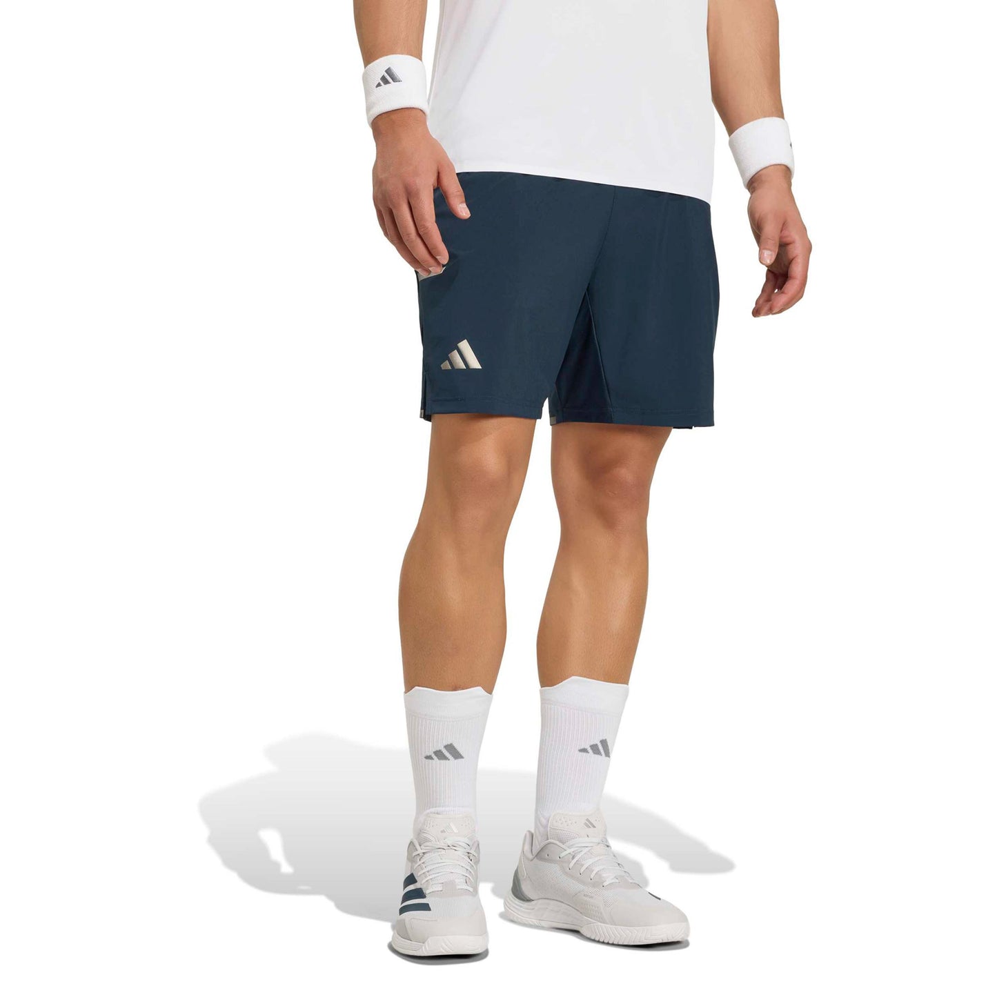 adidas 7Inch Short & Tight Szorty Mężczyźni - niebiesko-szary, srebrny
