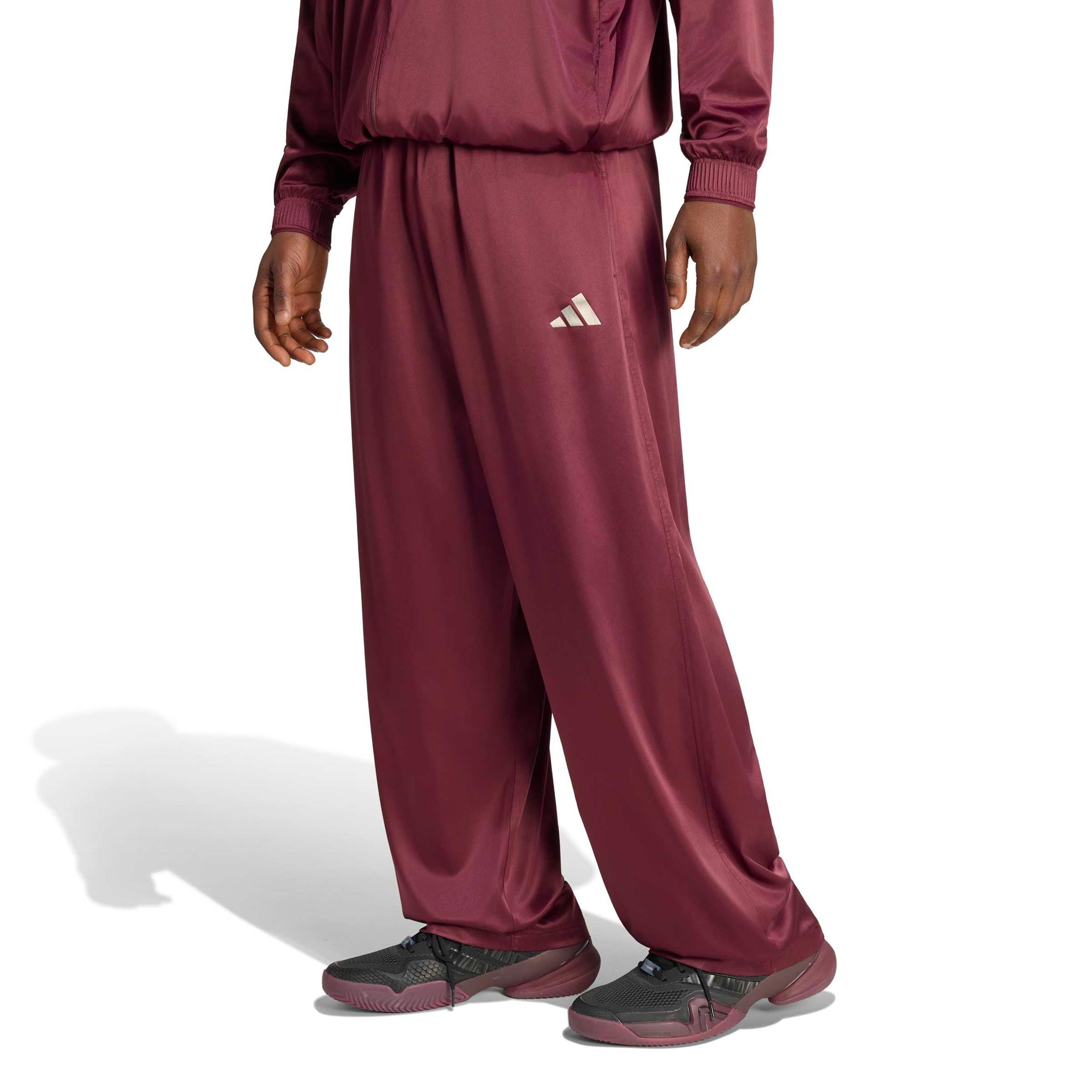 adidas Cover Up Spodnie dresowe Mężczyźni - czerwone wino