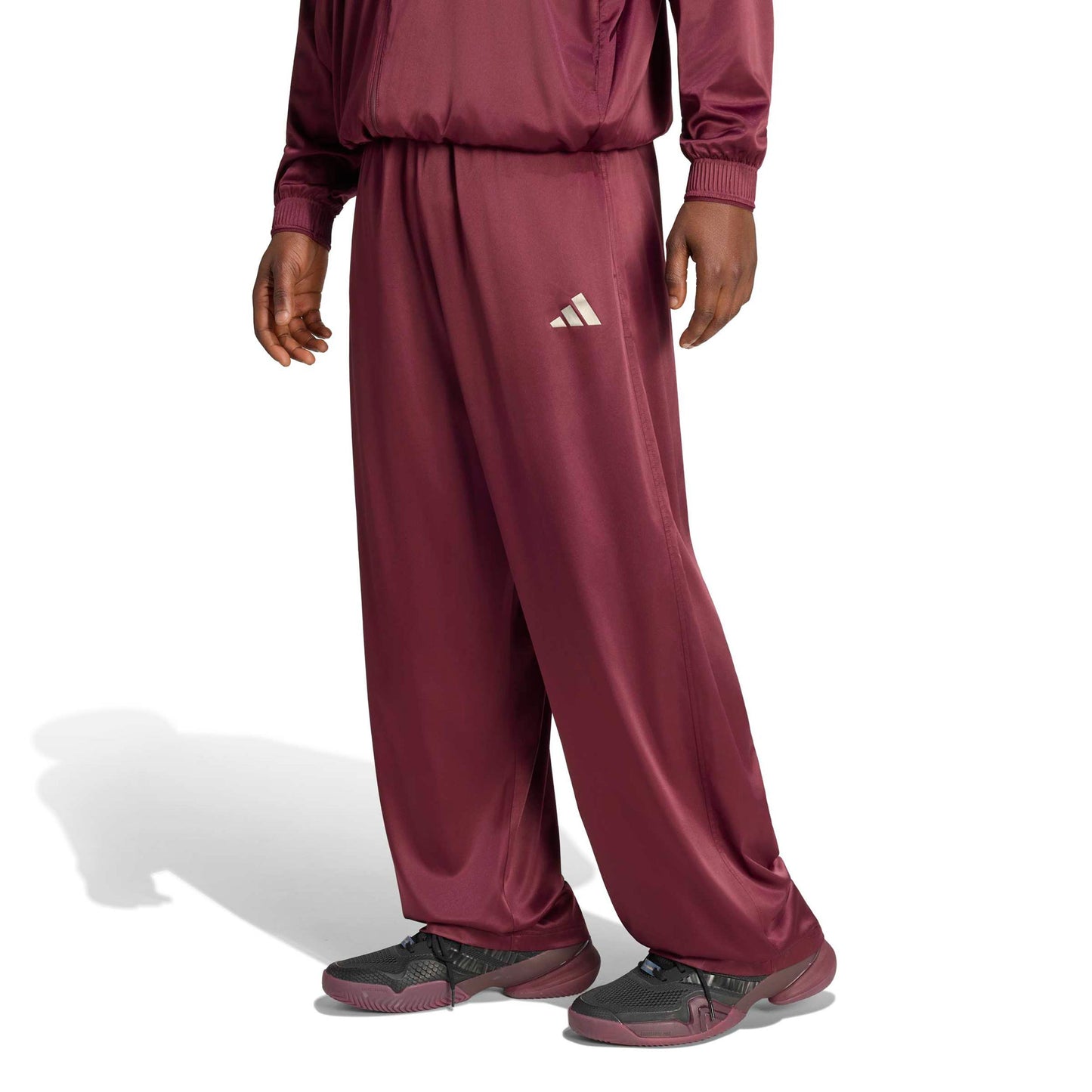 adidas Cover Up Spodnie dresowe Mężczyźni - czerwone wino
