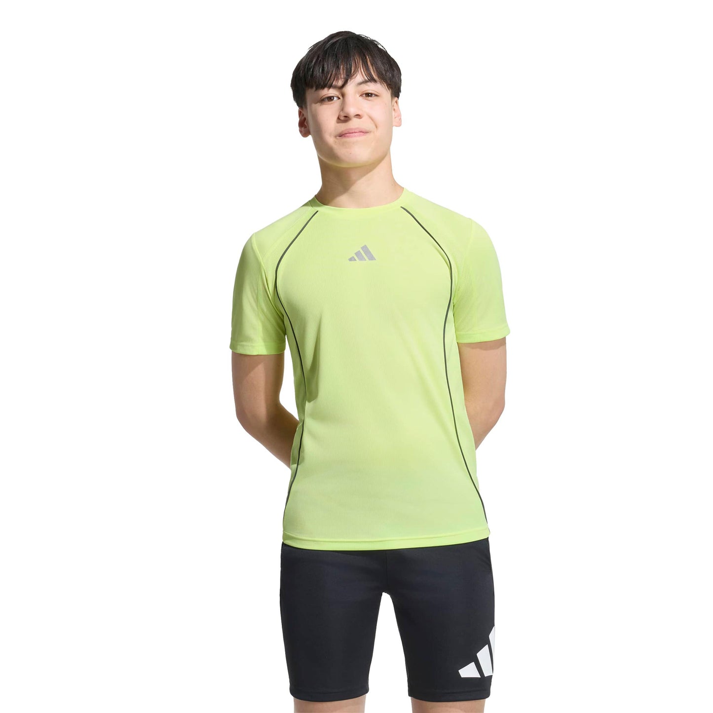 adidas Climacool Koszulka Dzieci - cytrynowy żółty, srebrny