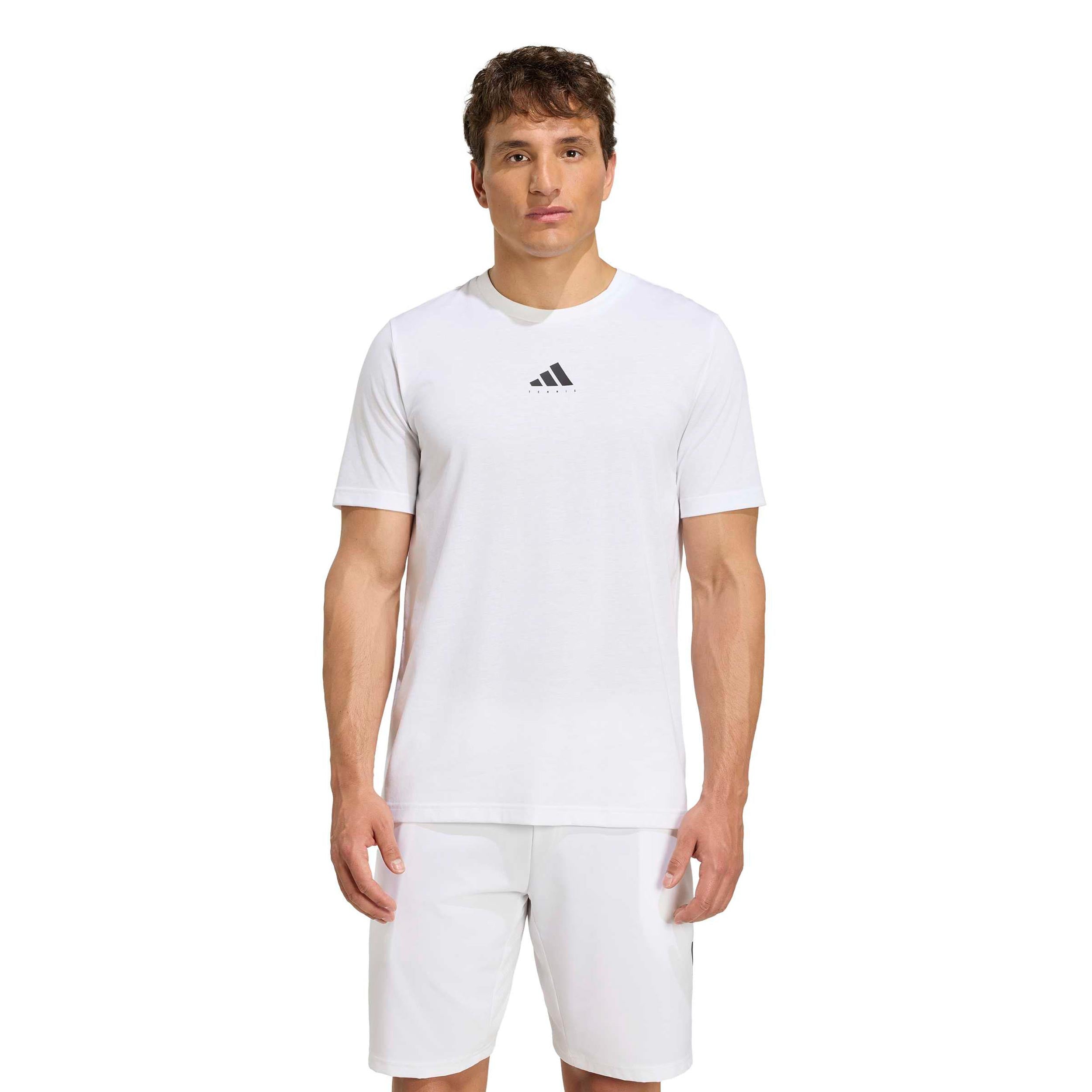 adidas Koszulka Mężczyźni - biały, wielokolorowy