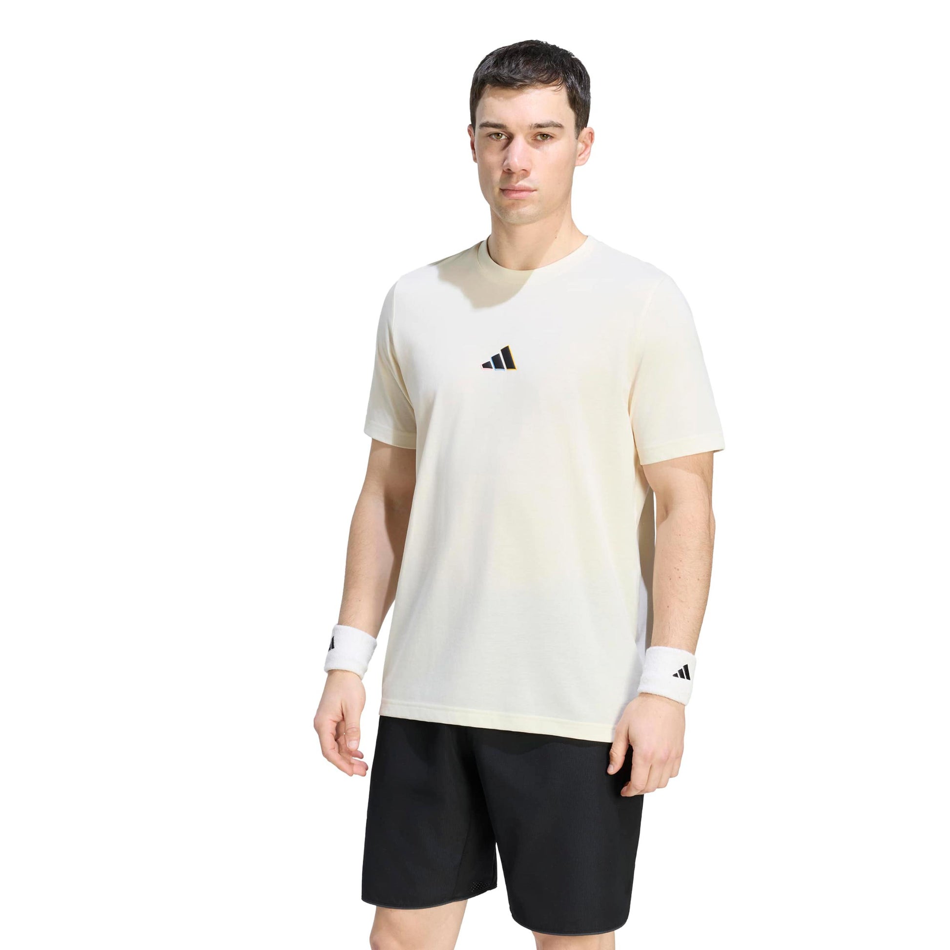 adidas Koszulka Mężczyźni - krem, wielokolorowy