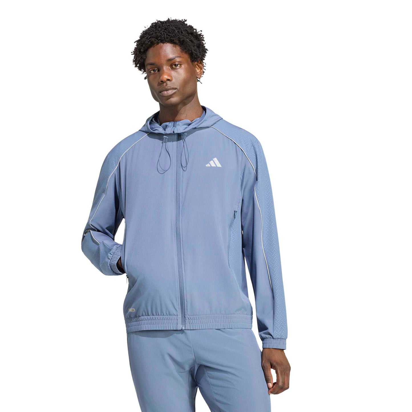 adidas Tech Stop Kurtka treningowa Mężczyźni - niebiesko-szary