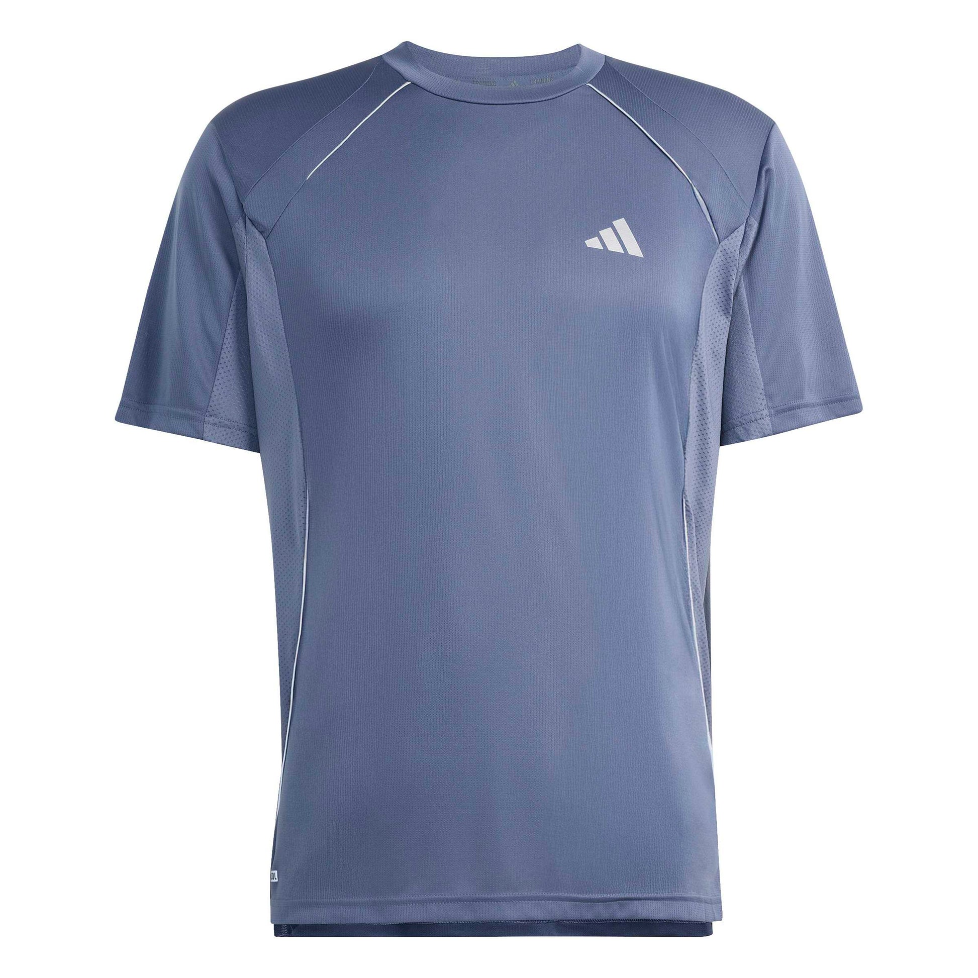 adidas Tech Koszulka Mężczyźni - niebiesko-szary