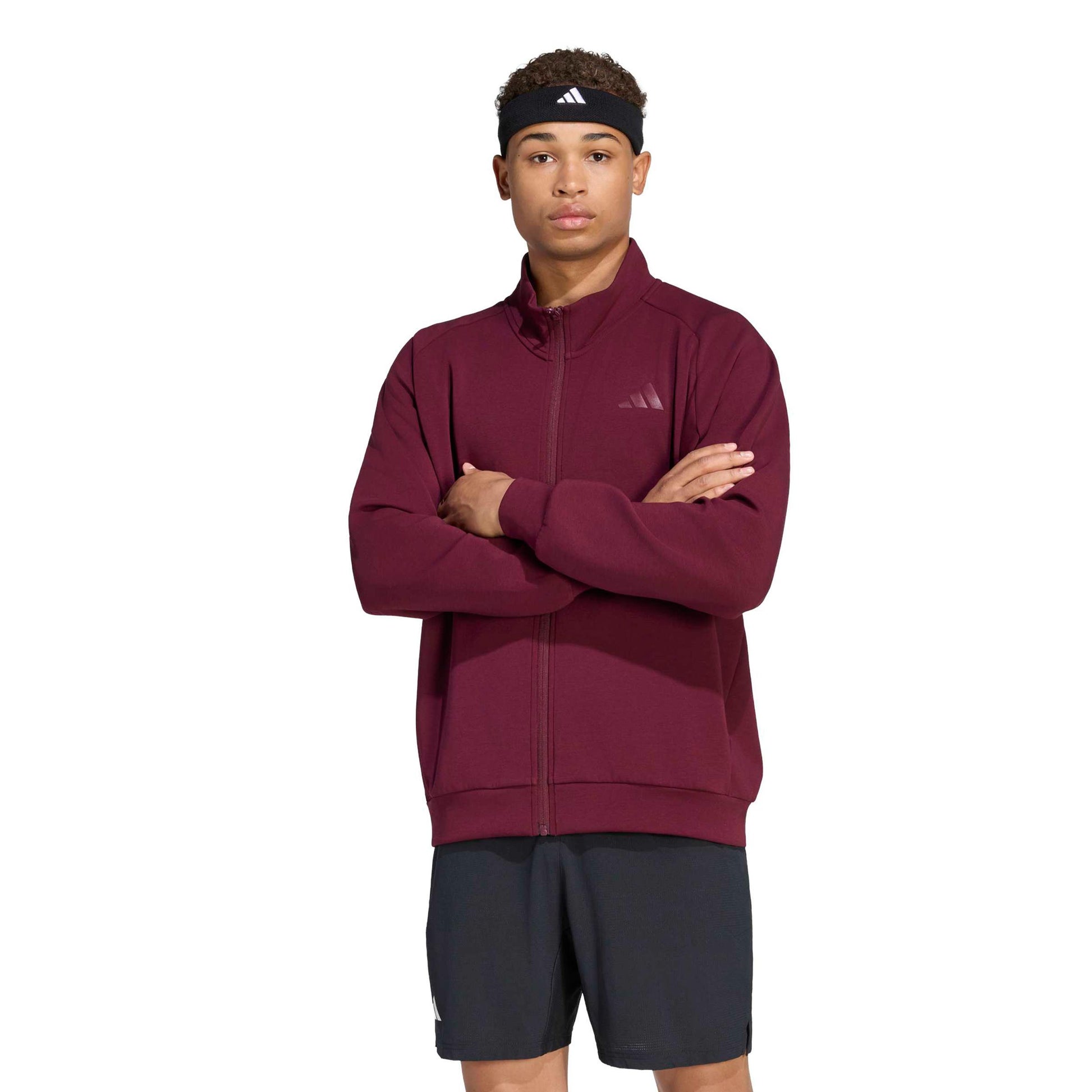 adidas Cover Up Kurtka treningowa Mężczyźni - czerwone wino