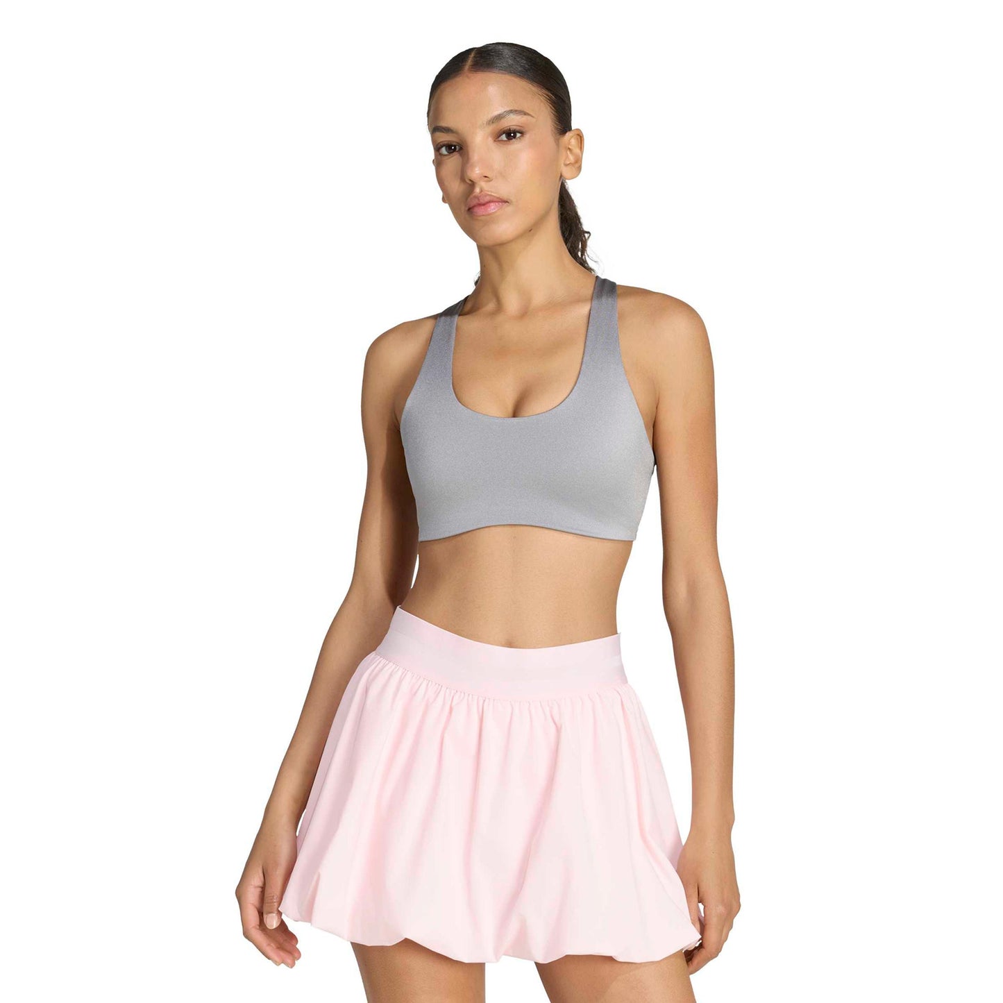adidas Optime Medium Support Stanik sportowy Kobiety - szary