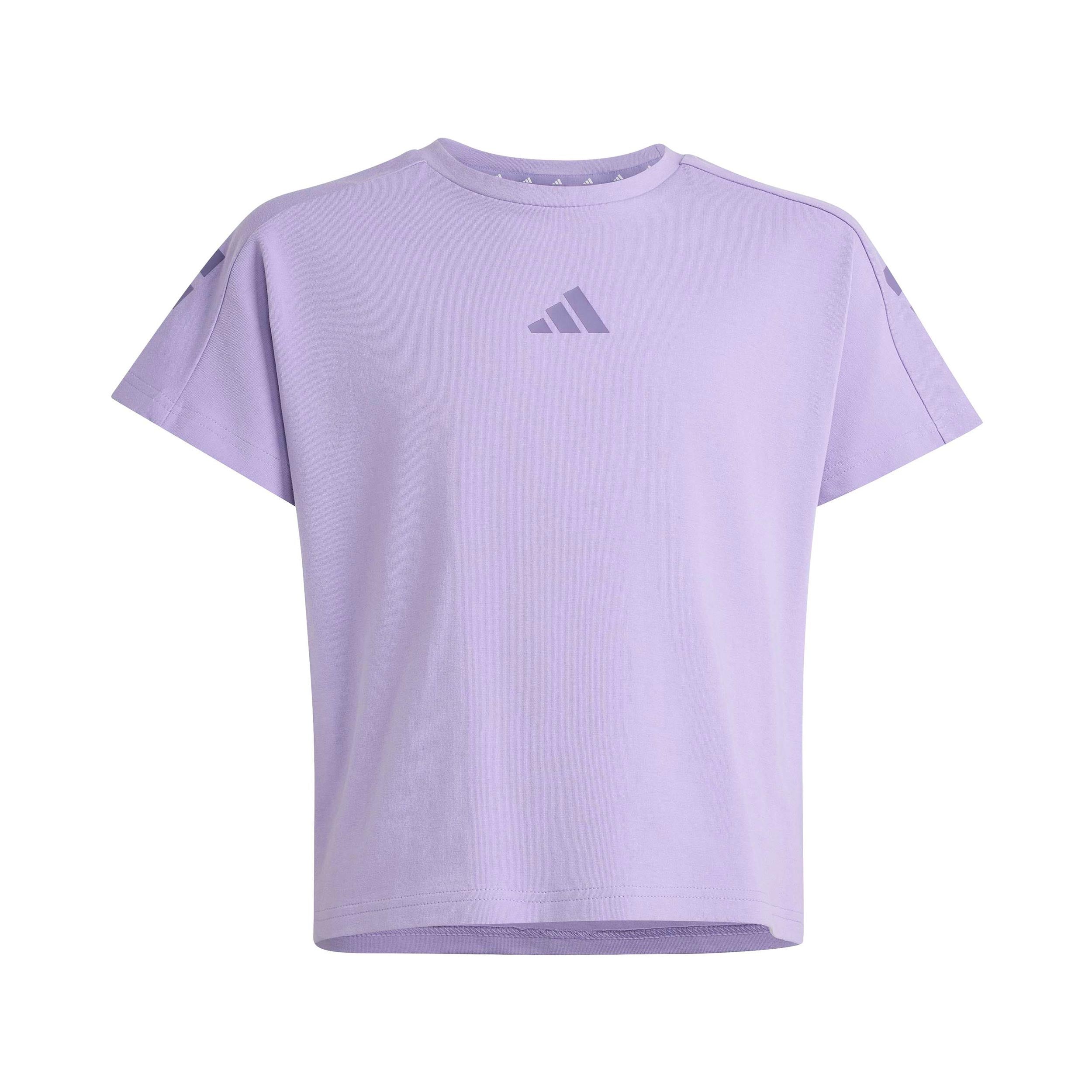 adidas Future Icons 3Stripes Koszulka Dzieci - liliowy