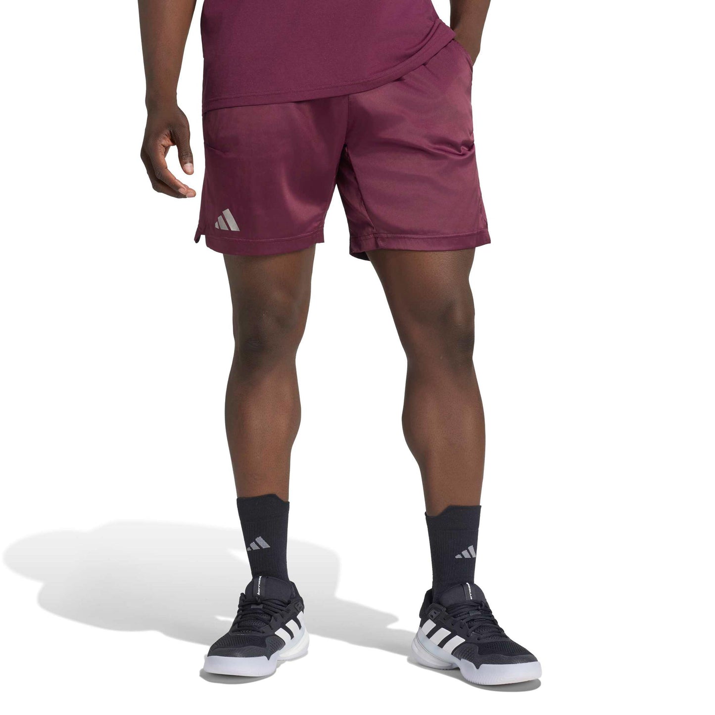 adidas Ergo Pro Szorty Mężczyźni - czerwone wino