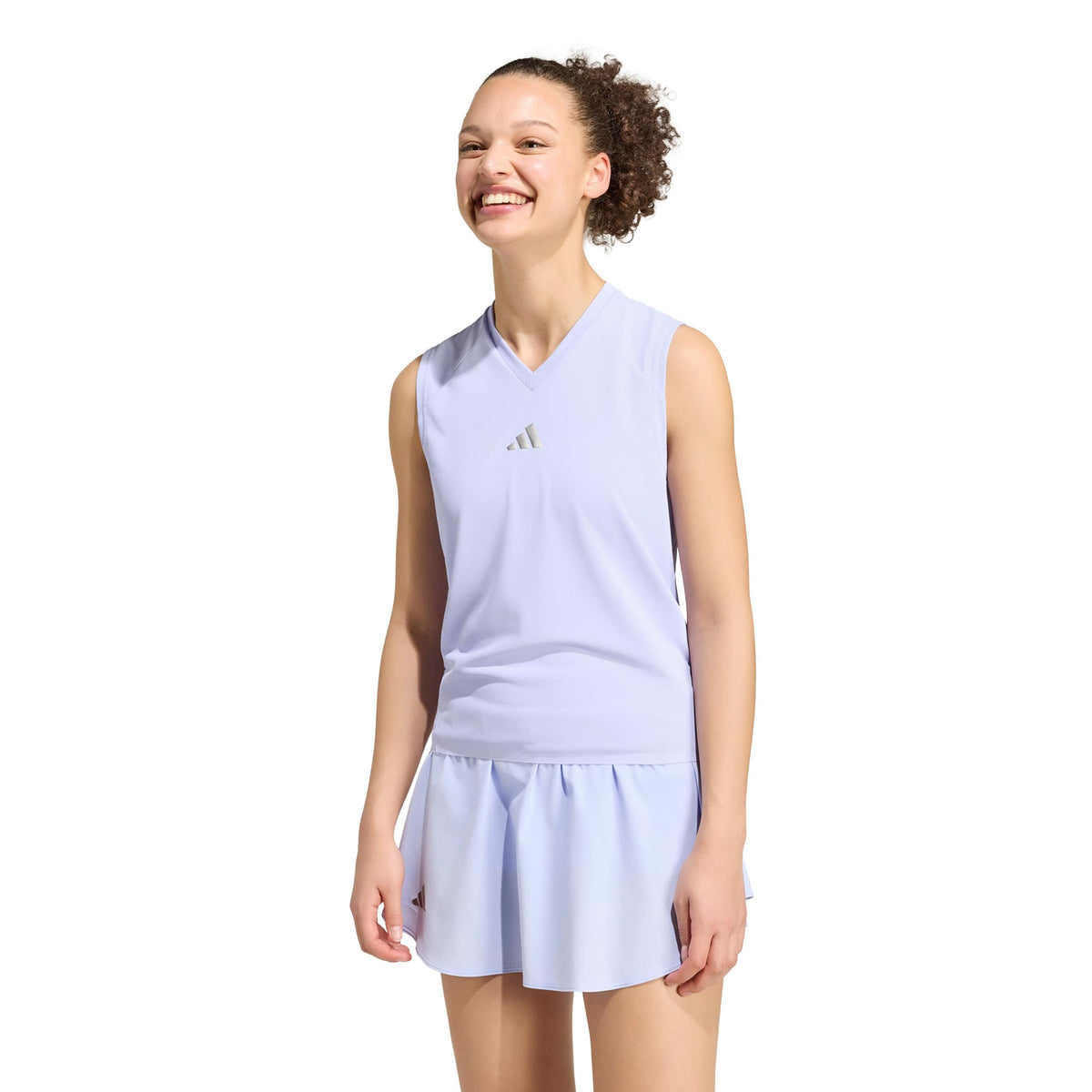 adidas Match Pro Tank top Kobiety - liliowy, srebrny