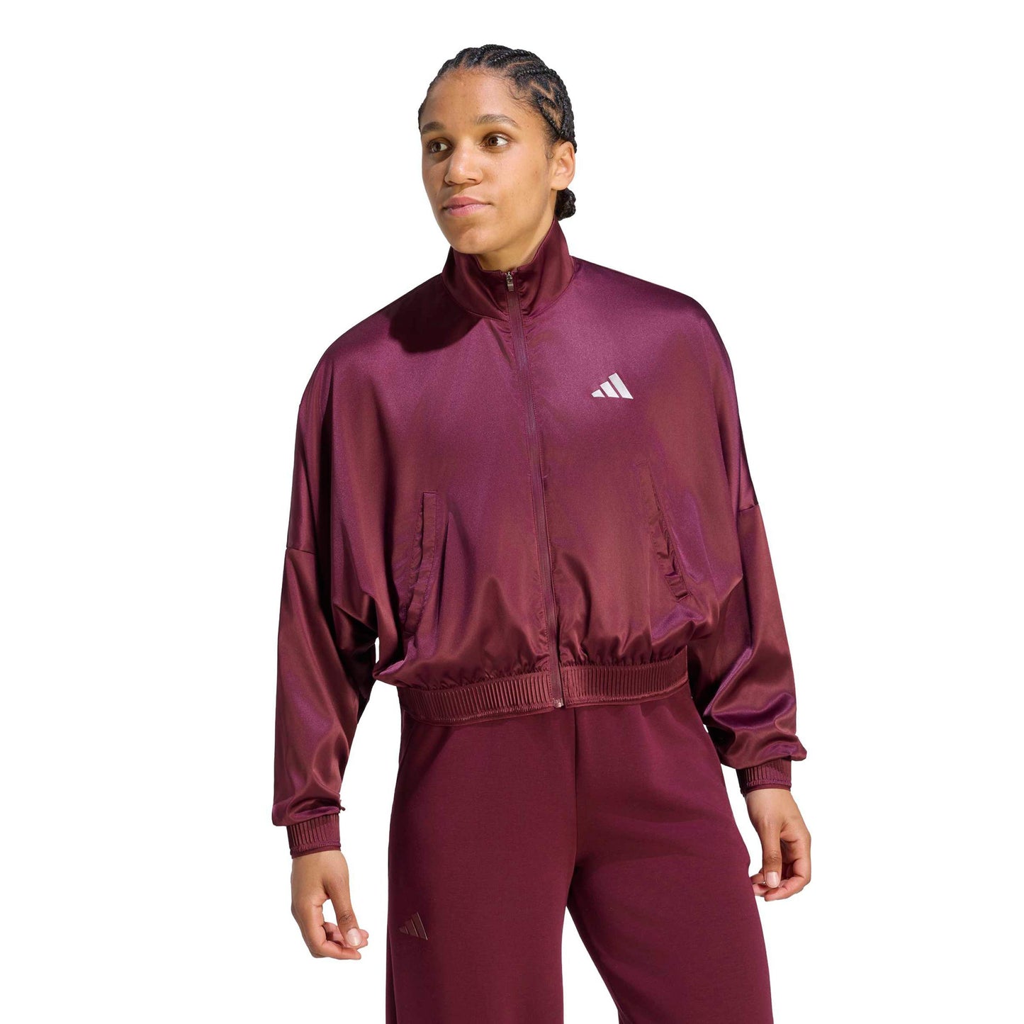 adidas Cover Kurtka treningowa Kobiety - czerwone wino