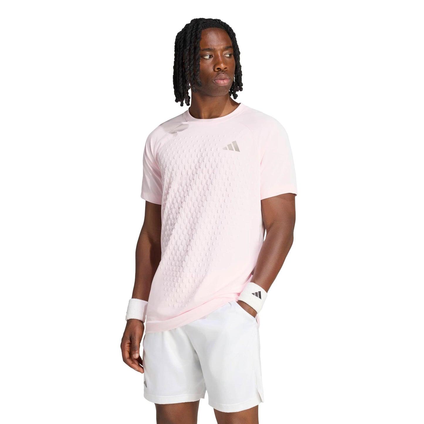 adidas 3D Freelift Pro Koszulka Mężczyźni - pastelowy różowy