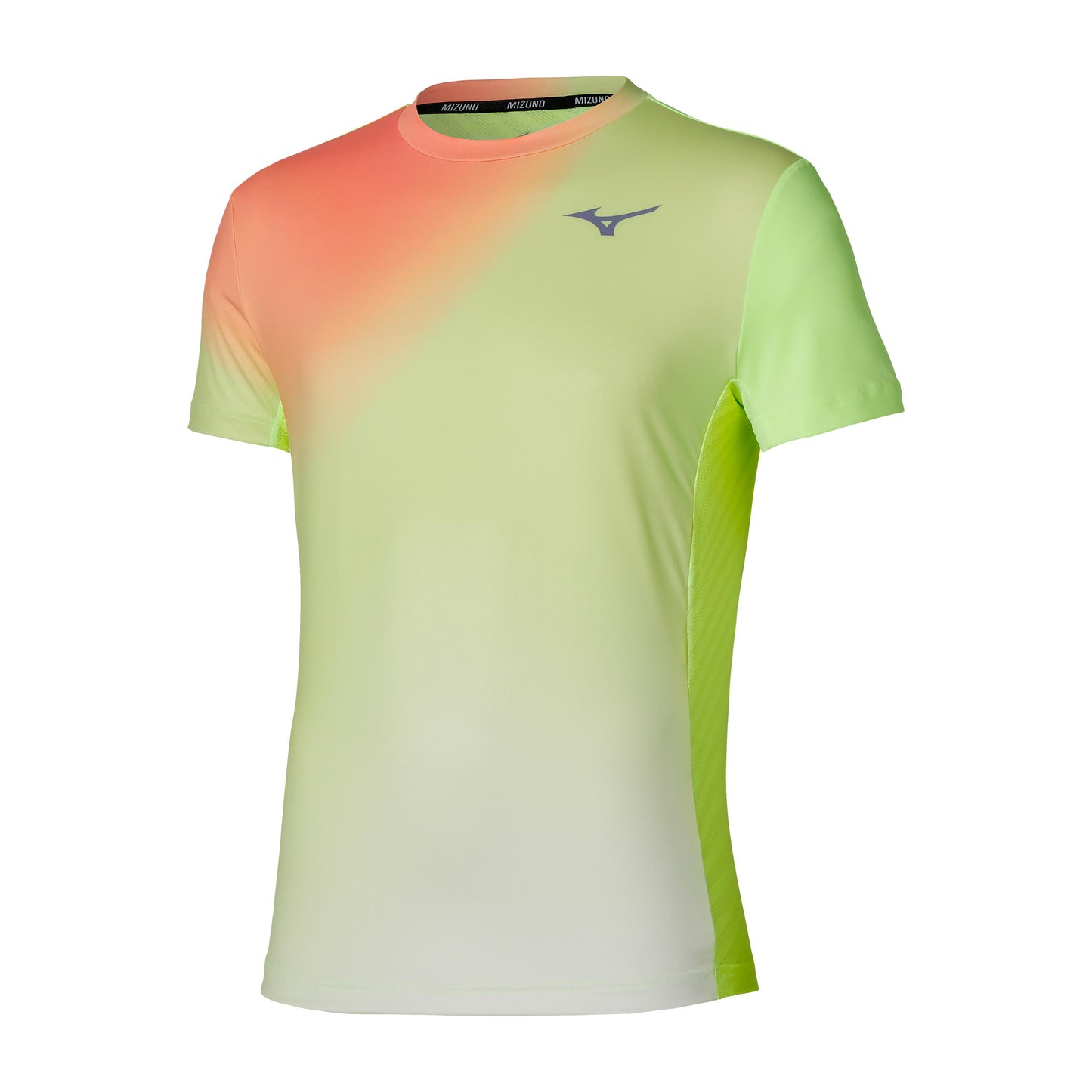 Mizuno Graphic Koszulka Mężczyźni - limonka, koral