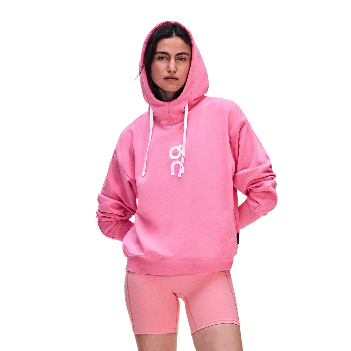 On Club Bluza Kobiety - różowy, biały