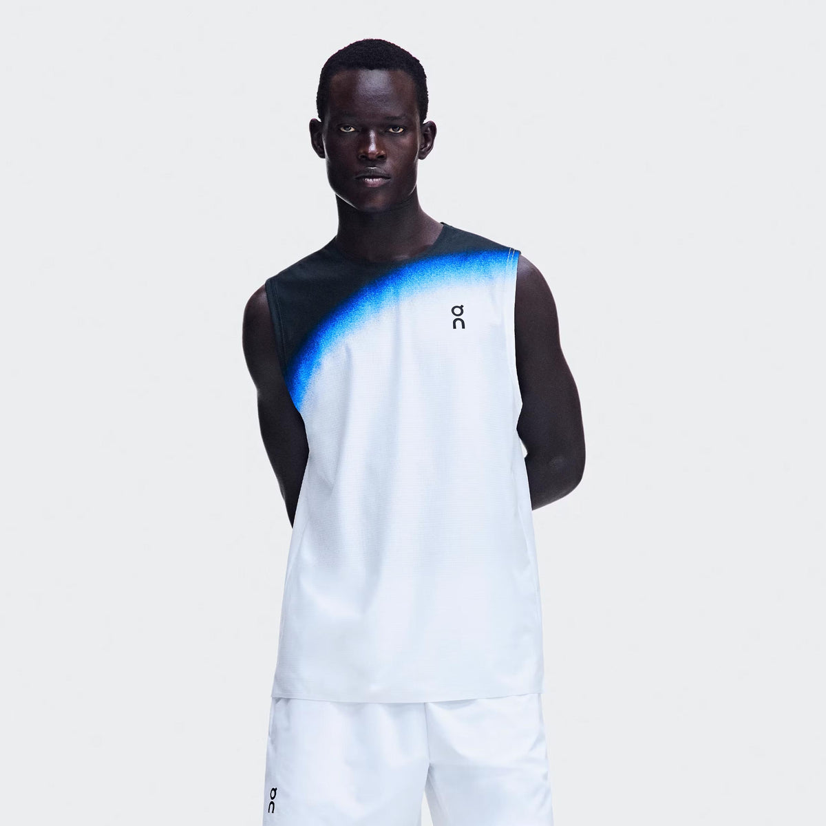 On Court Swing Tank top Mężczyźni - biały, czarny