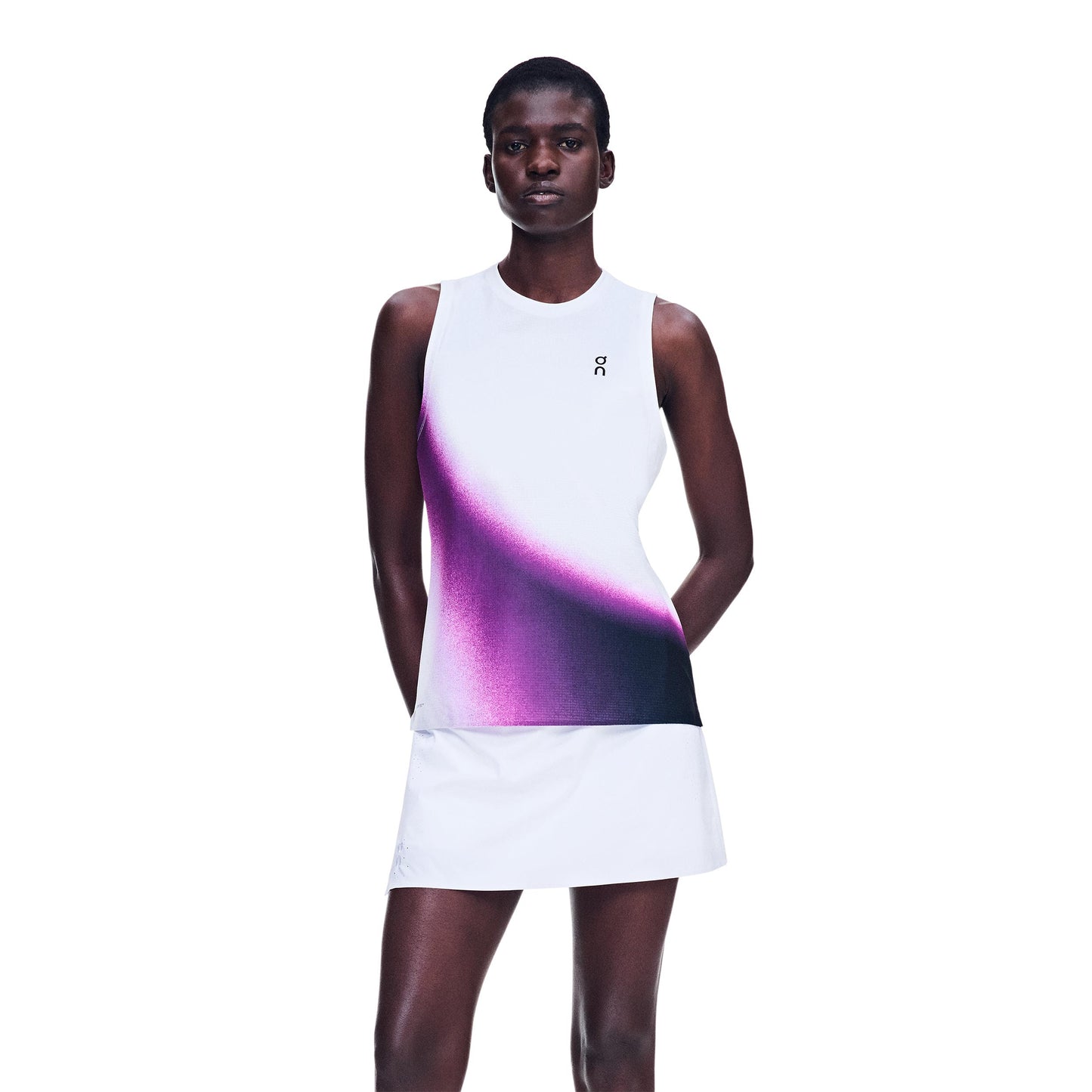 On Court Swing Tank top Kobiety - biały, jagoda