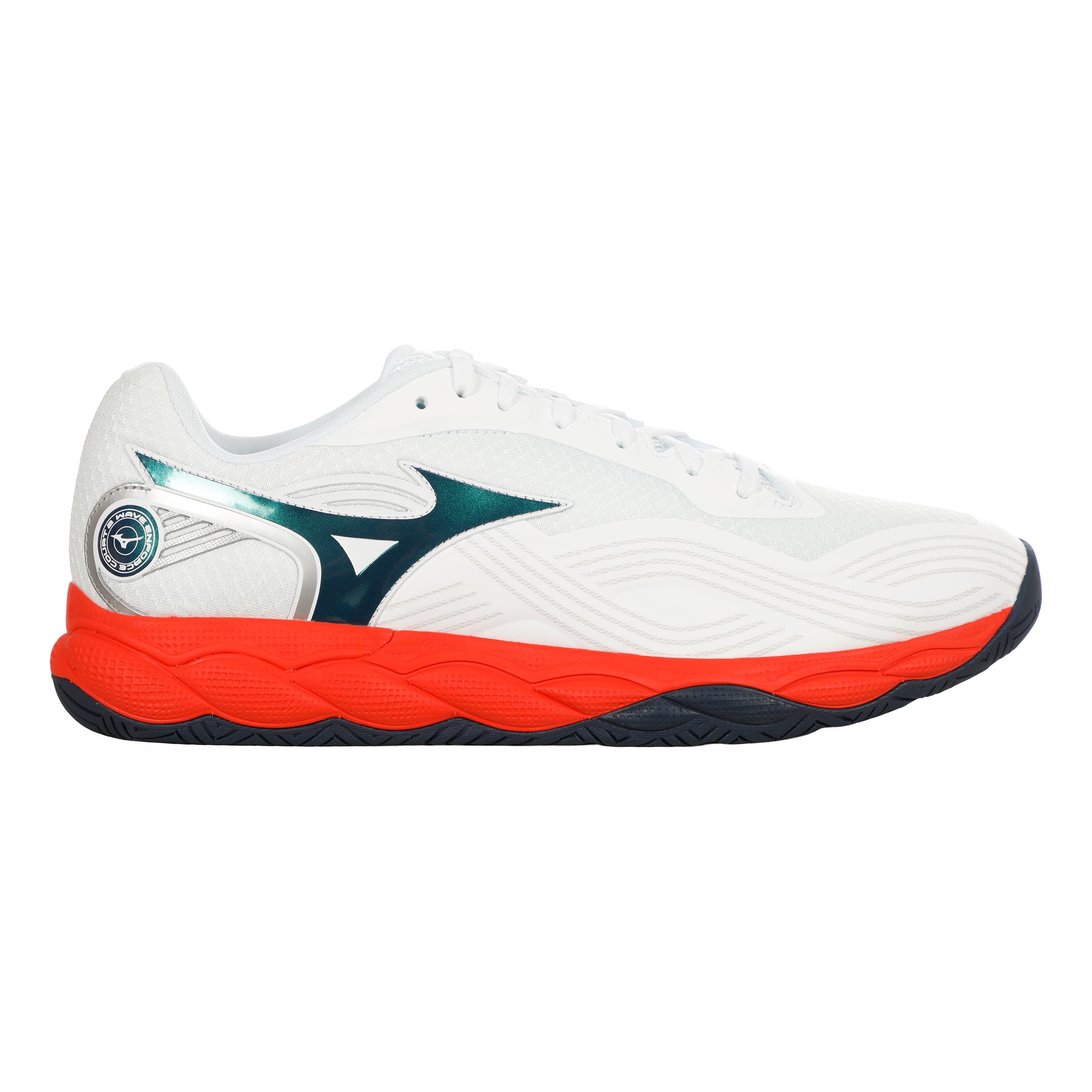 Mizuno Wave Enforce Court 2 buty do tenisa allcourt Mężczyźni - biały, niebieski