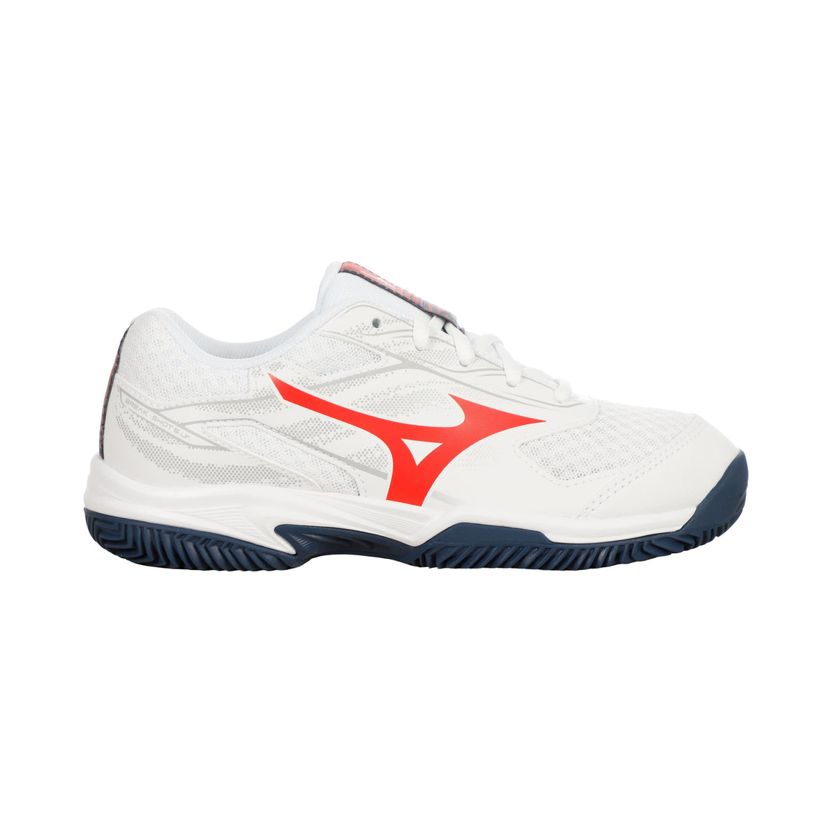 Mizuno Break Shot 5 buty do tenisa ziemnego Dzieci - biały, pomarańczowy