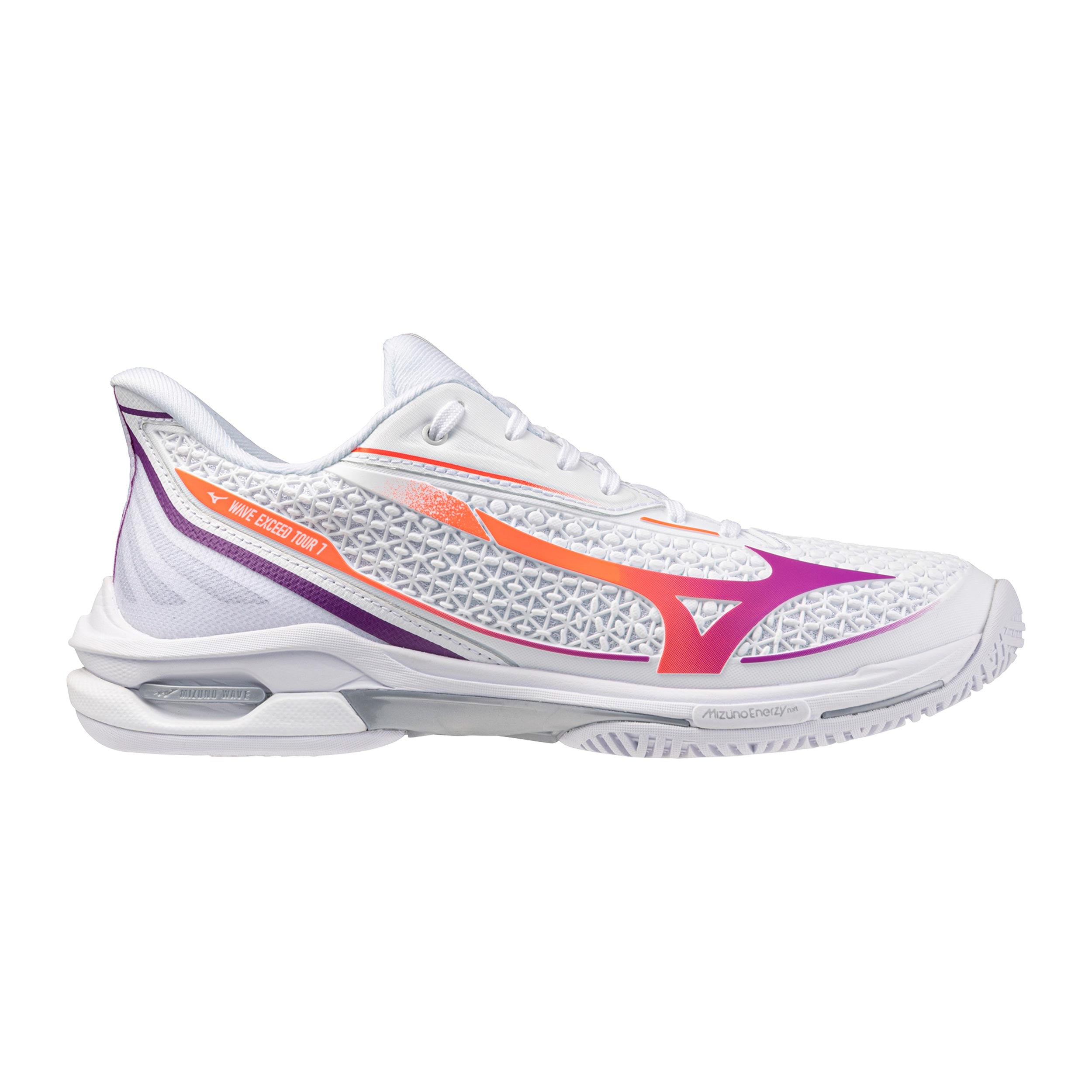 Mizuno Wave Exceed Tour 7 buty do tenisa allcourt Kobiety - biały, liliowy
