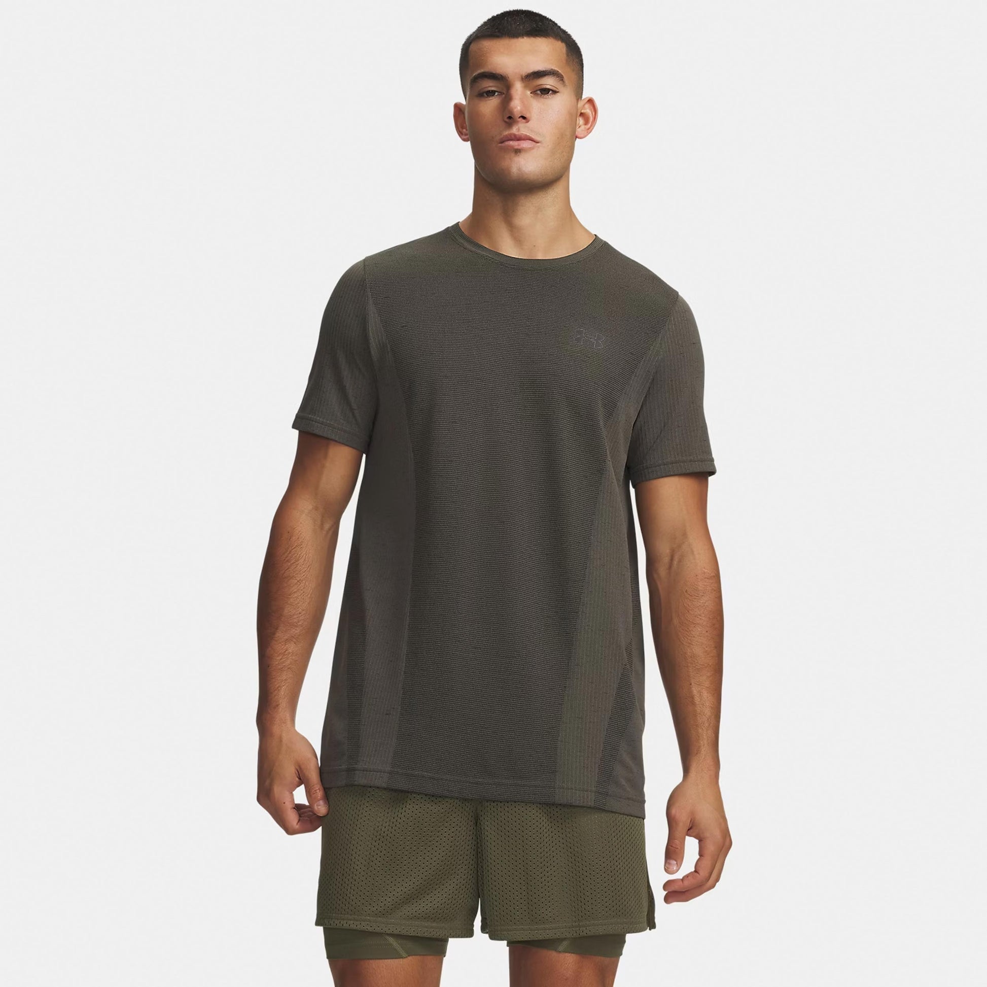 Under Armour Vanish Seamless Koszulka Mężczyźni - zieleń, czarny