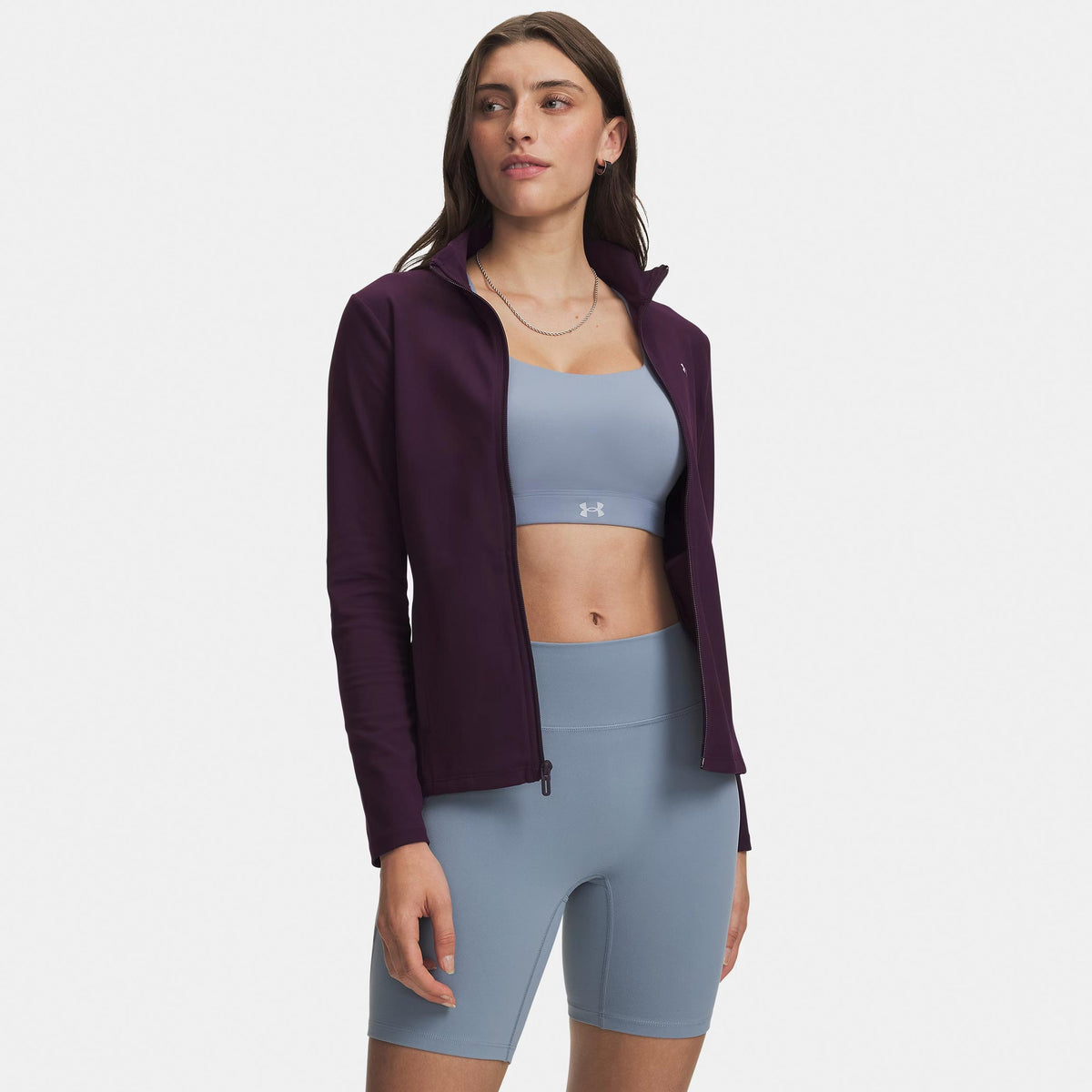 Under Armour Motion Full-Zip Bluza dresowa Kobiety - liliowy, ciemnoróżowy