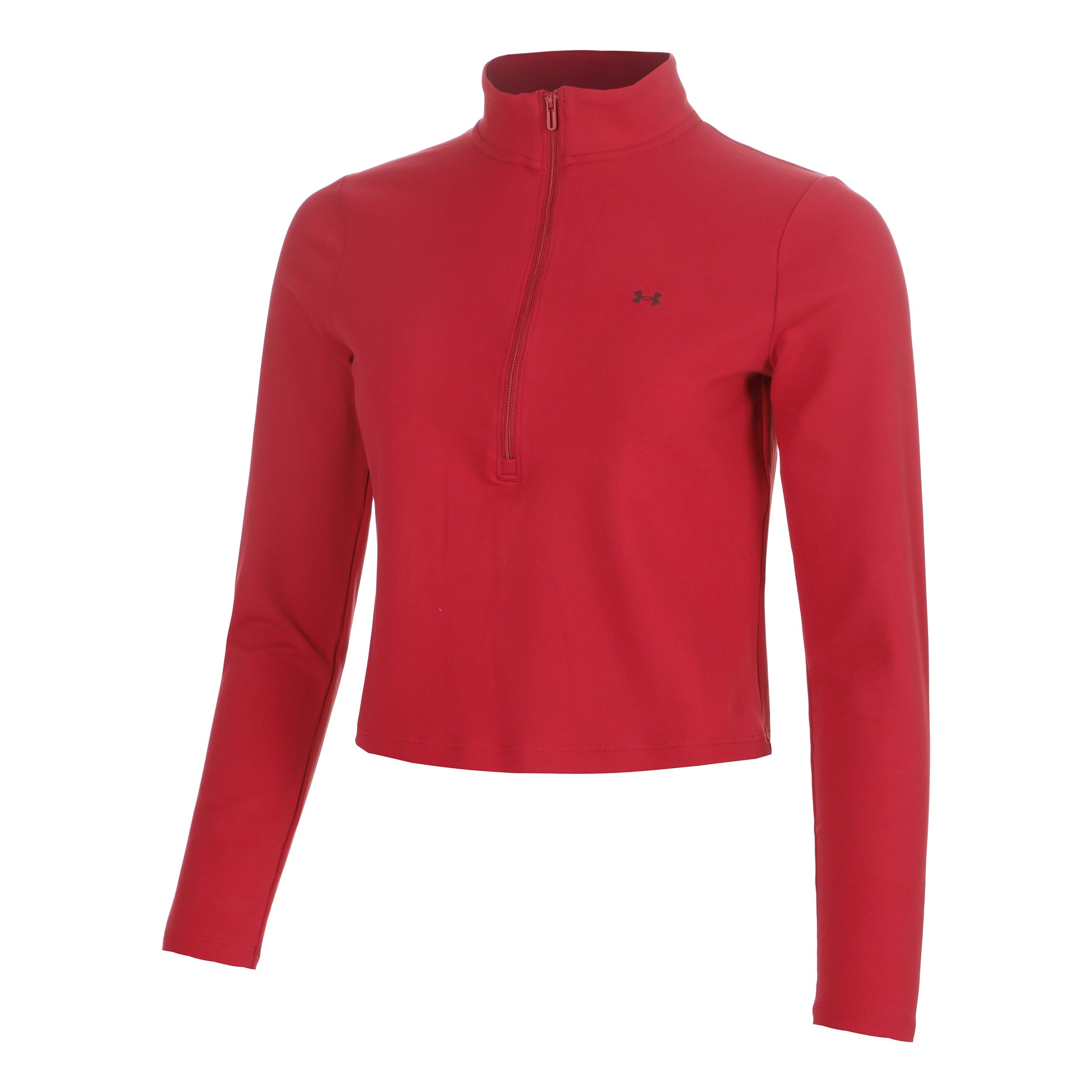 Under Armour Motion 1/2 Zip Długi Rękaw Kobiety - czerwony, ciemnoczerwony