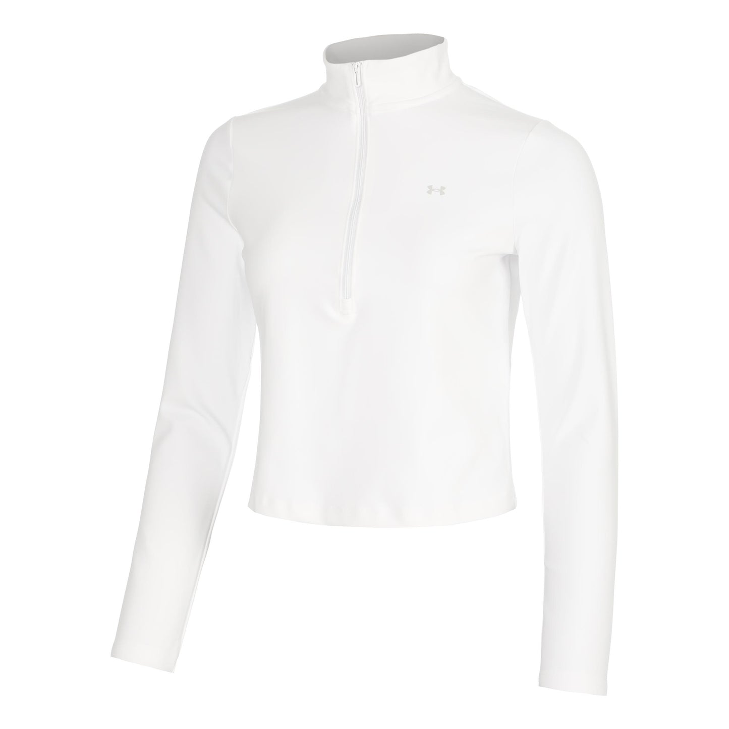Under Armour Motion 1/2 Zip Długi Rękaw Kobiety - biały, jasnoszary