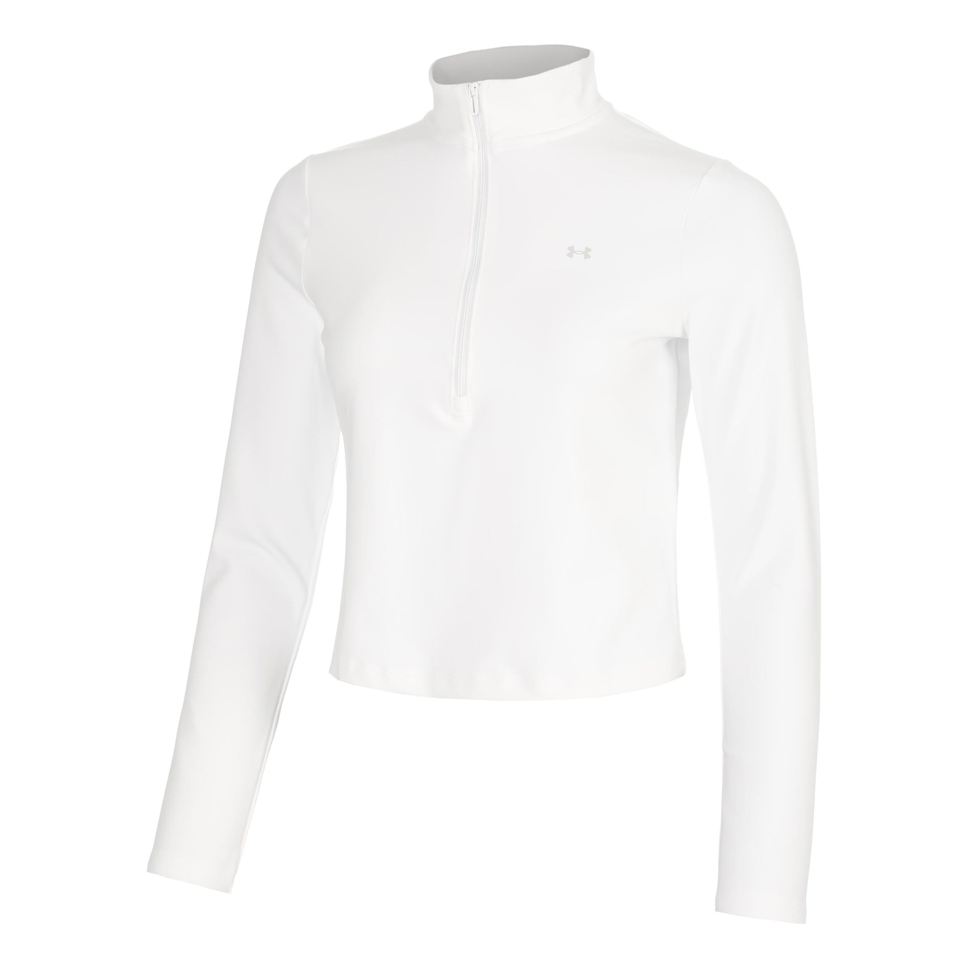 Under Armour Motion 1/2 Zip Długi Rękaw Kobiety - biały, jasnoszary