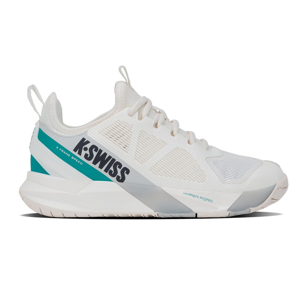 K-Swiss K-Frame Speed buty do tenisa allcourt Kobiety - biały, turkus
