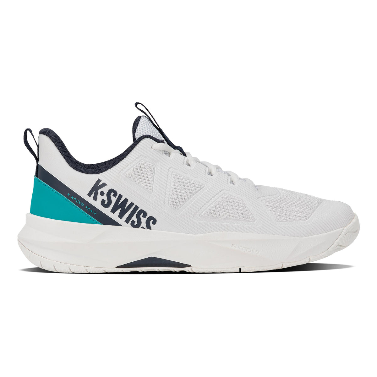 K-Swiss K-Speed Team buty do tenisa allcourt Mężczyźni - biały, turkus