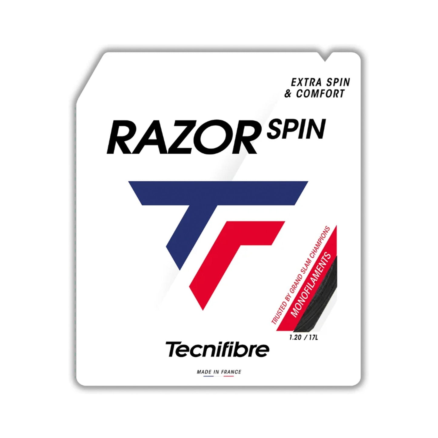 Tecnifibre Razor Spin Zestaw naciągów 12m - czarny