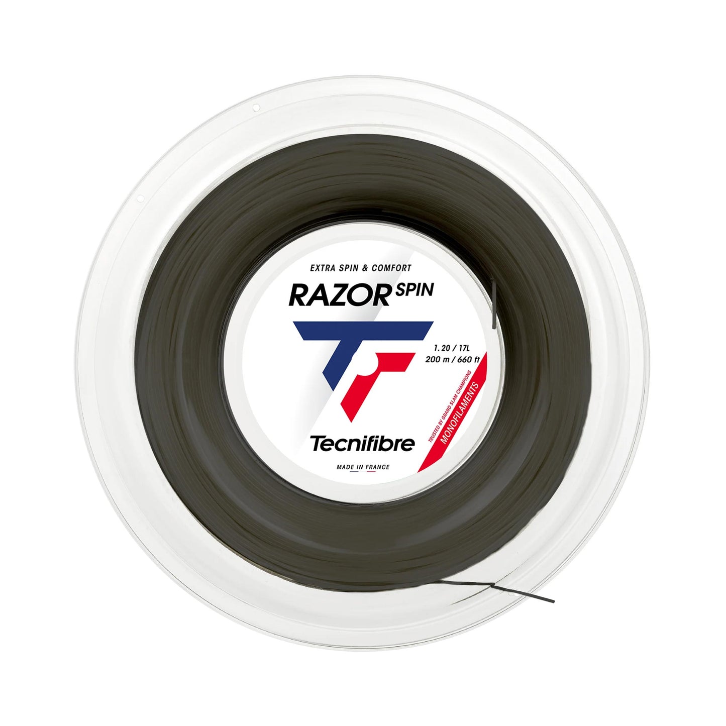 Tecnifibre Razor Spin Szpula do naciągów 200m - czarny