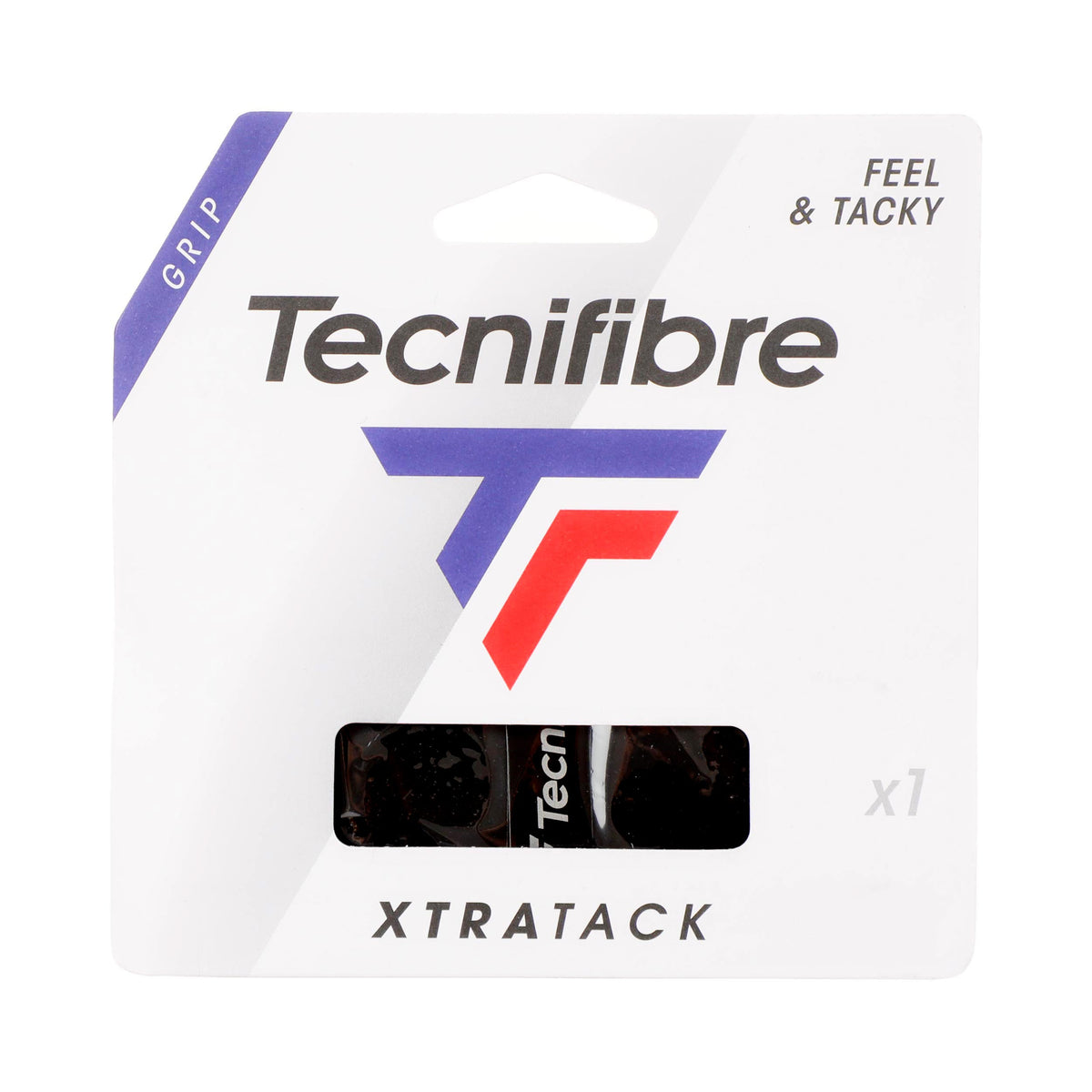 Tecnifibre X-Tra Tack Opakowanie 1 szt. - czarny
