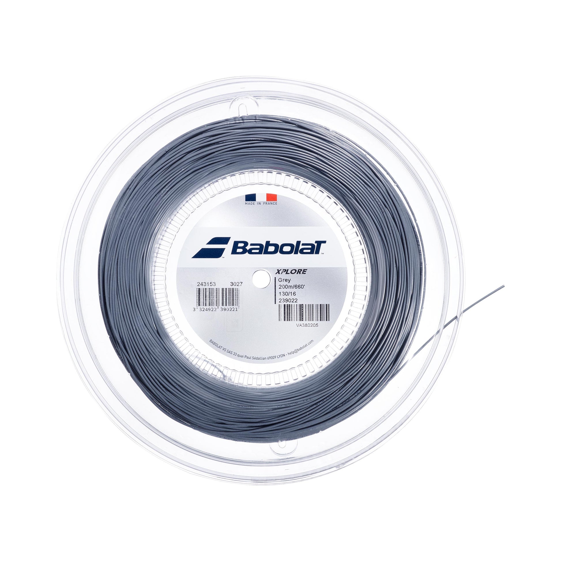 Babolat Xplore Szpula do naciągów 200m - szary