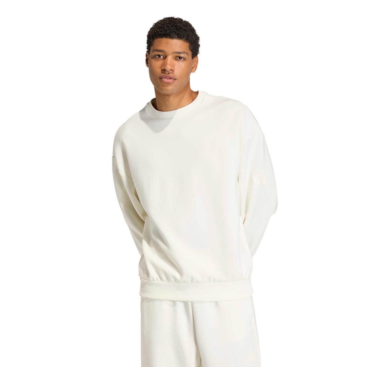 adidas Soft Lux Crew Bluza Mężczyźni - złamana biel