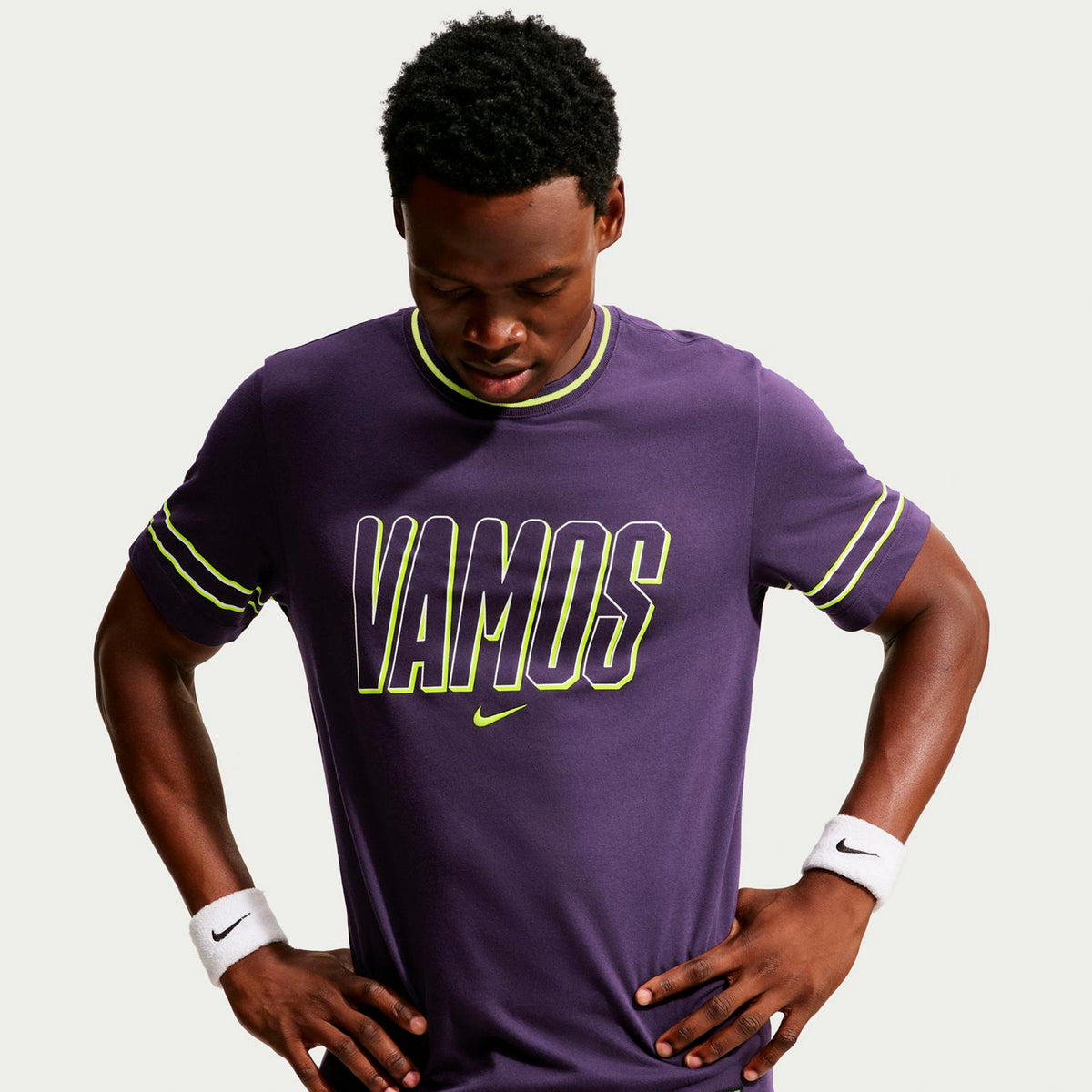 Nike Court Dri-Fit Koszulka Mężczyźni - ciemnofioletowy