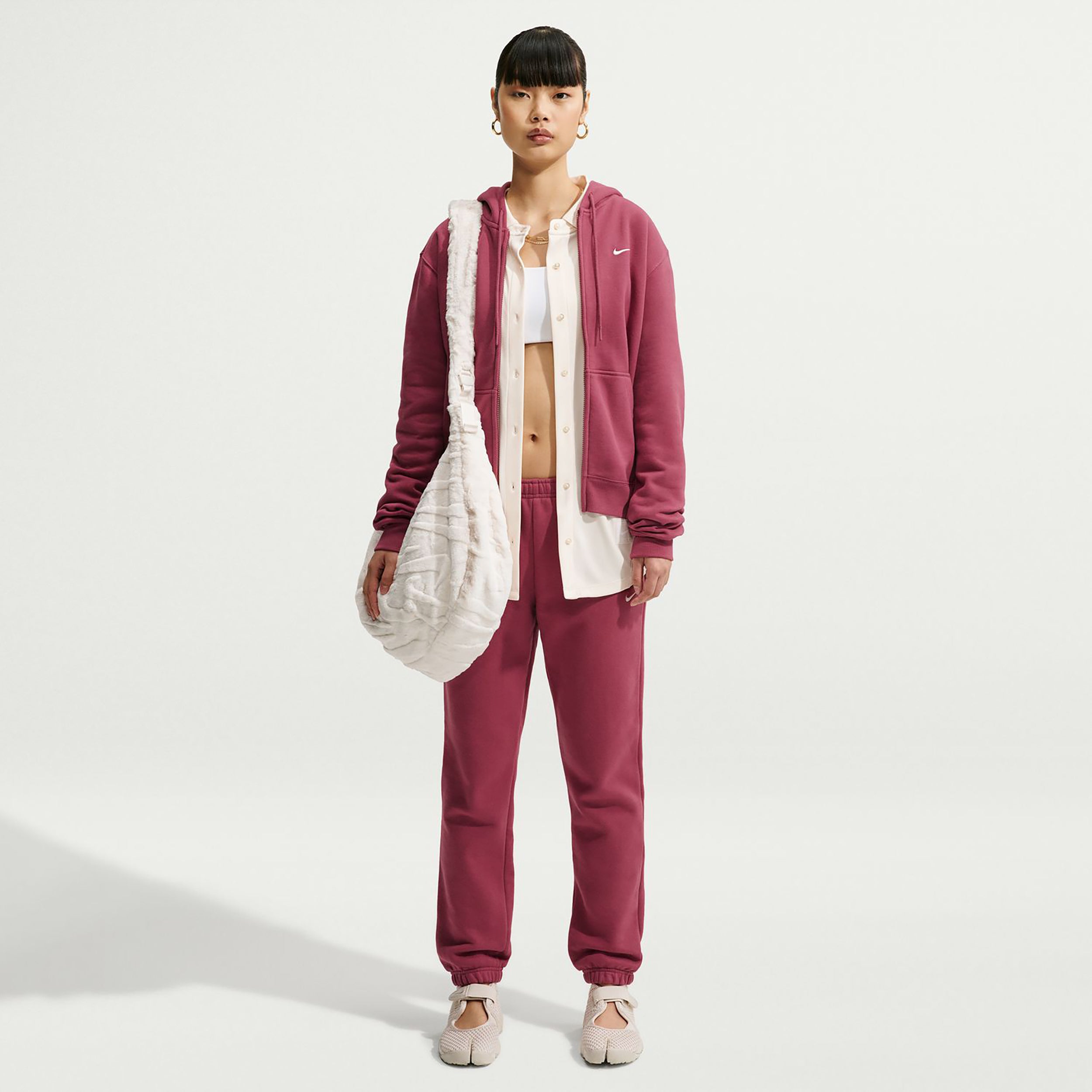 Nike Studio Fleece Bluza dresowa Kobiety - fiolet