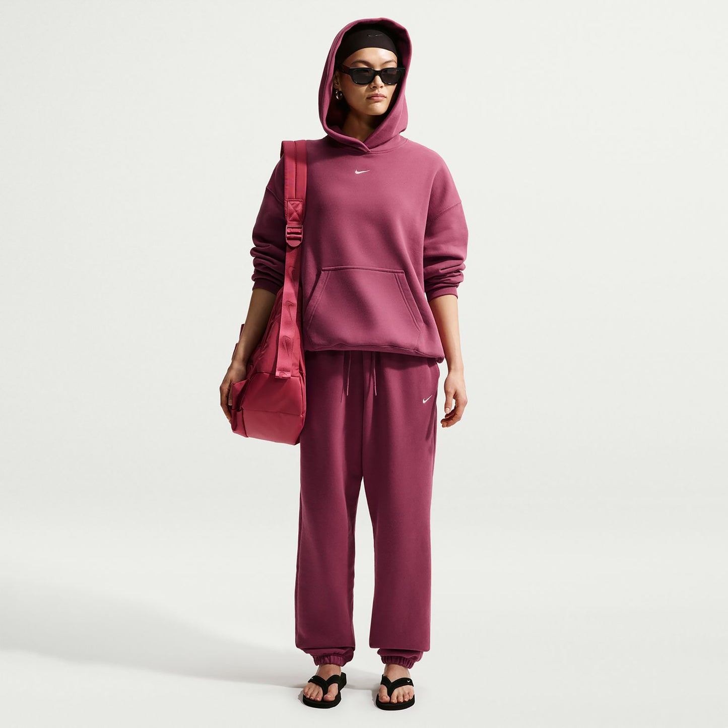 Nike Studio Fleece Spodnie dresowe Kobiety - fiolet