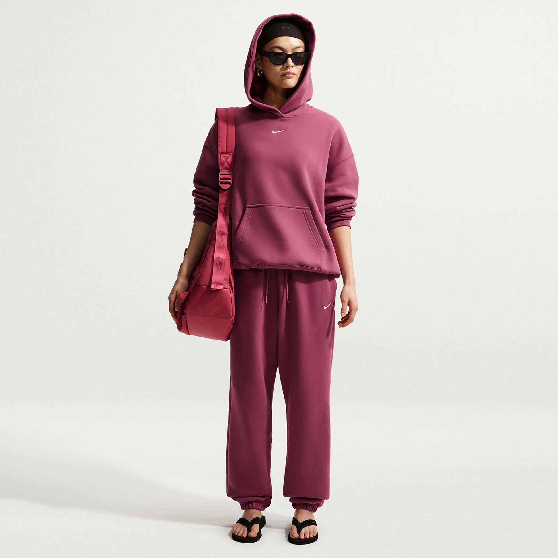 Nike Studio Fleece Spodnie dresowe Kobiety - fiolet