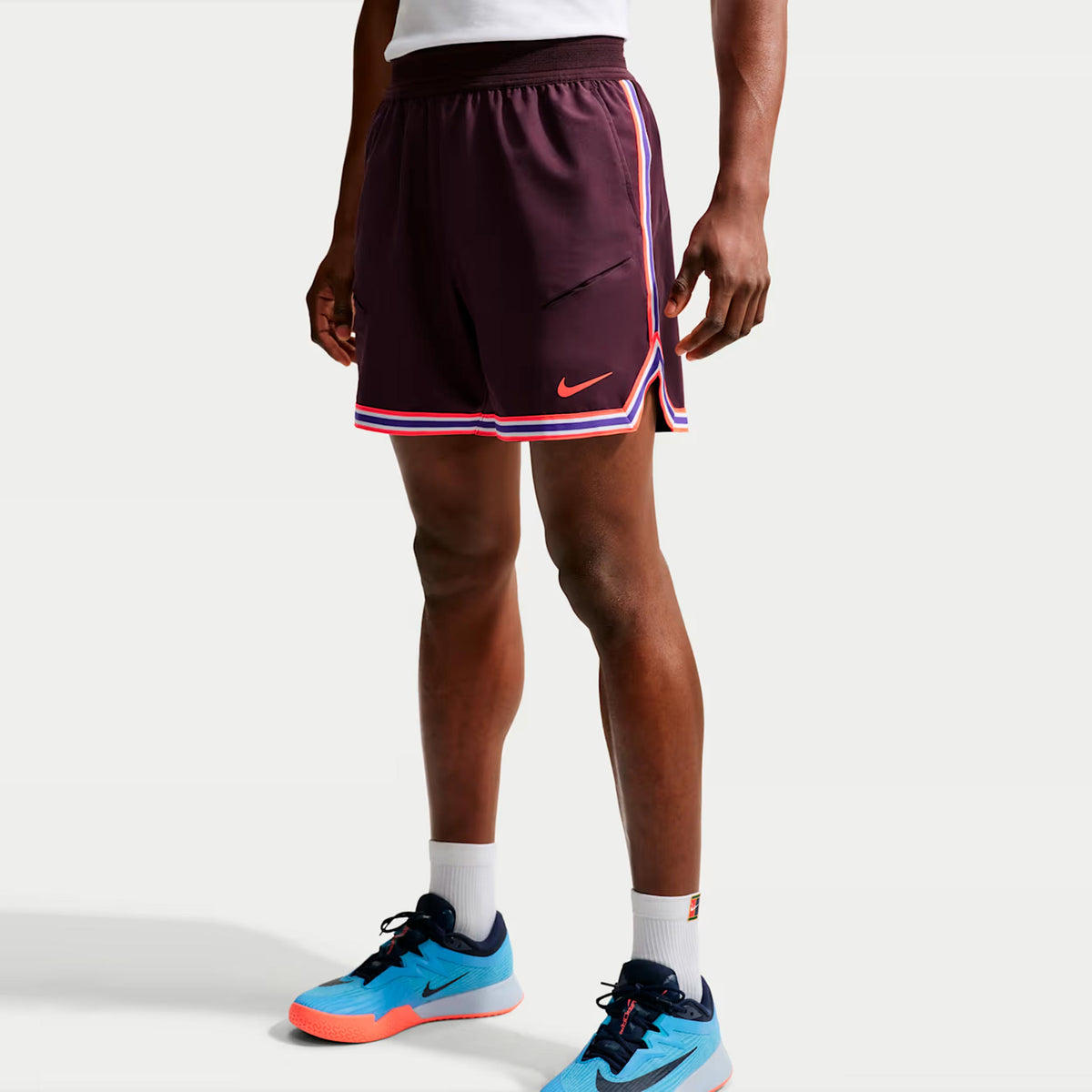 Nike Carlos Alcaraz Court Slam Szorty Mężczyźni - ciemnoczerwony