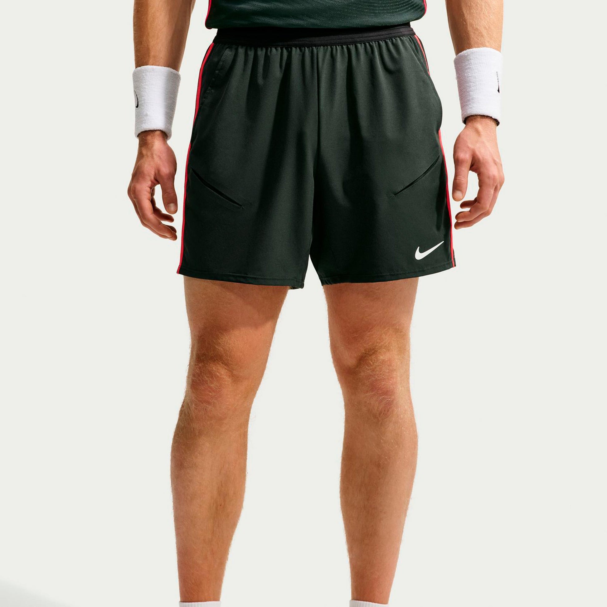 Nike Court Slam Szorty Mężczyźni - ciemnoszary