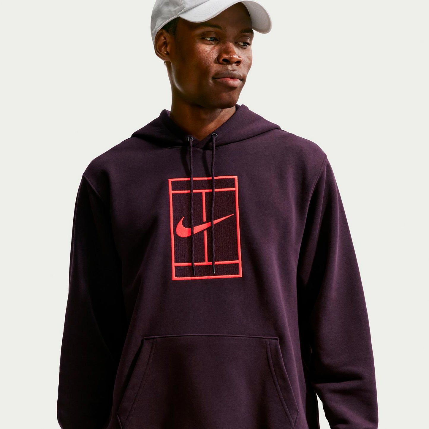 Nike Court Bluza Mężczyźni - ciemnoczerwony