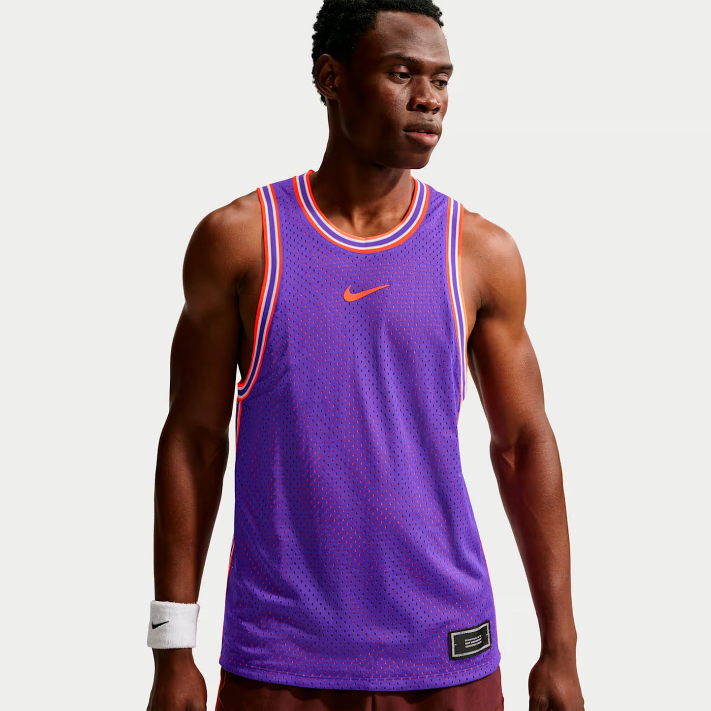 Nike Carlos Alcaraz Reversible Court Slam Tank top Mężczyźni - liliowy, pomarańczowy