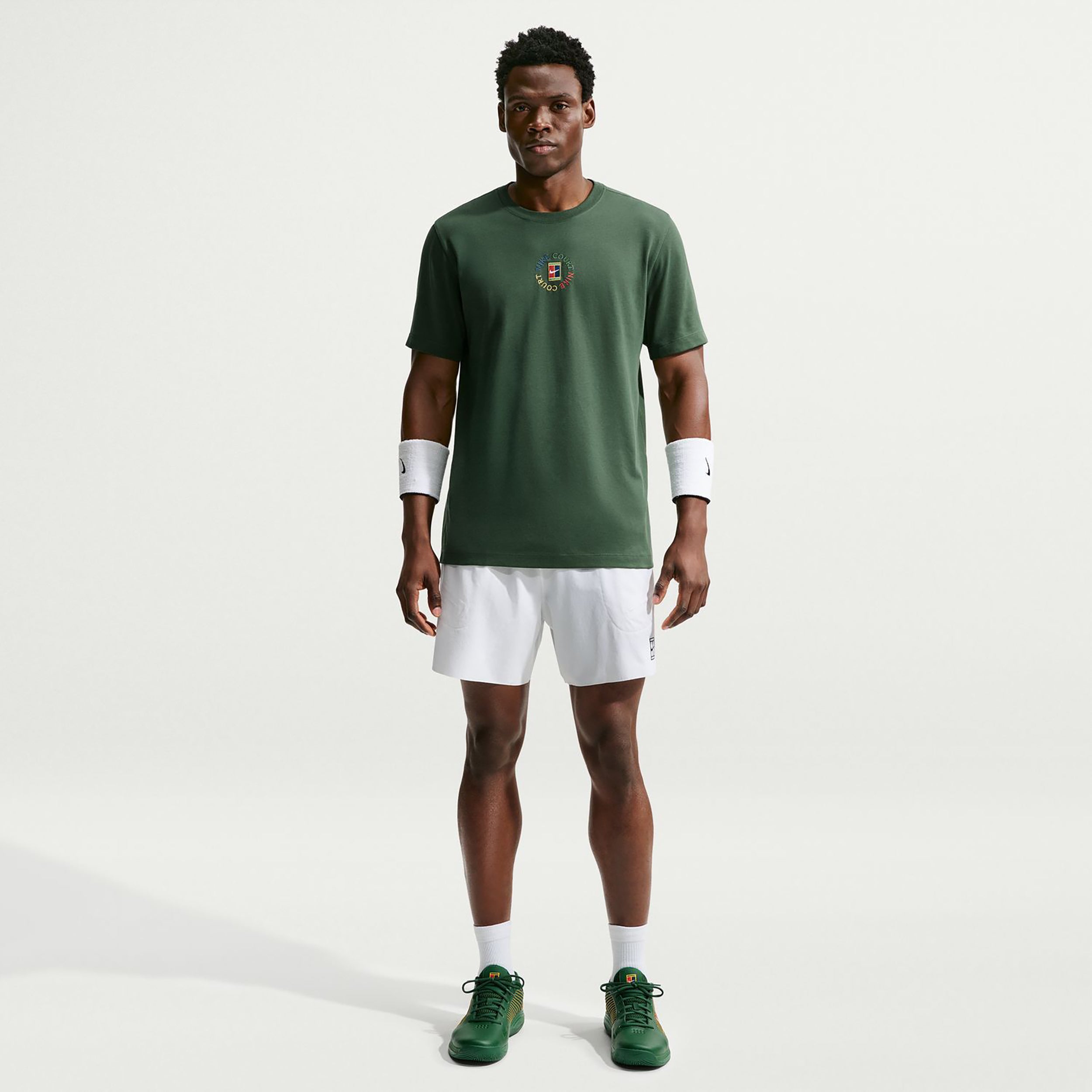 Nike Court Koszulka Mężczyźni - ciemnozielony