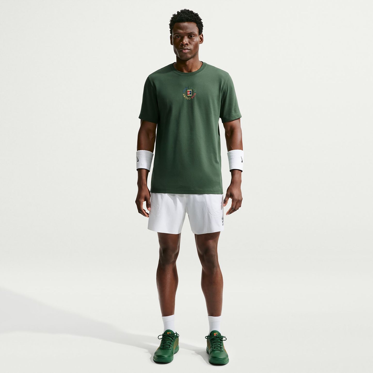 Nike Court Koszulka Mężczyźni - ciemnozielony