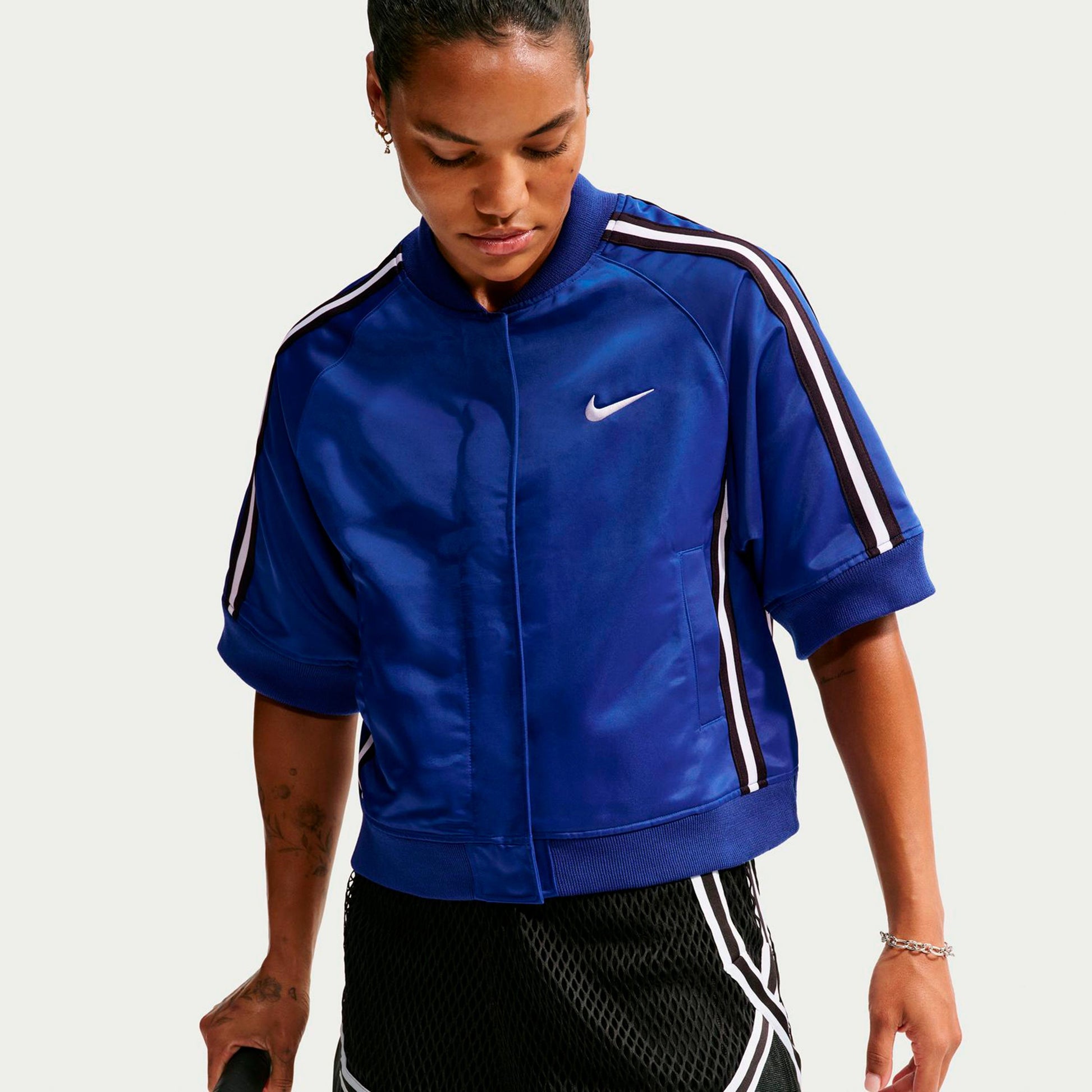 Nike Court Slam Kurtka treningowa Kobiety - ciemnoniebieski, czarny