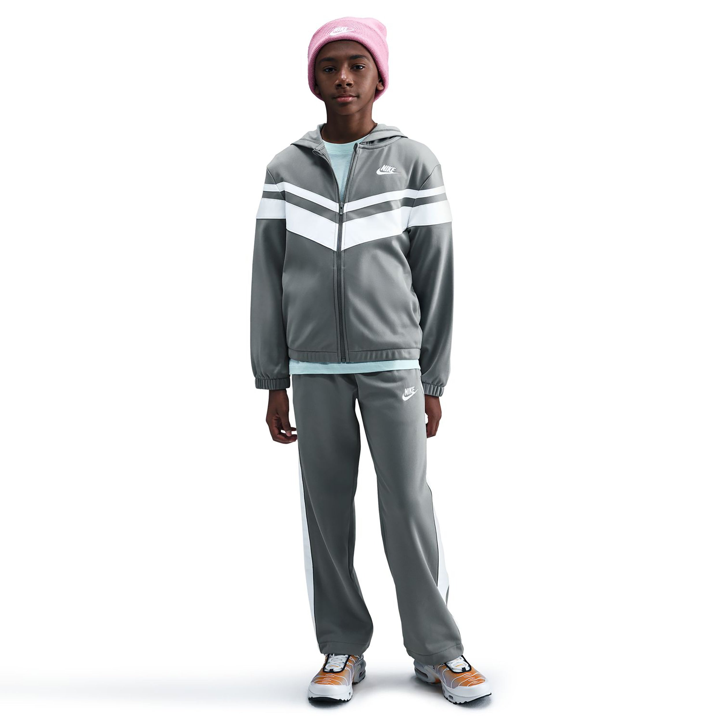 Nike Sportswear Dres Dzieci - szary, biały
